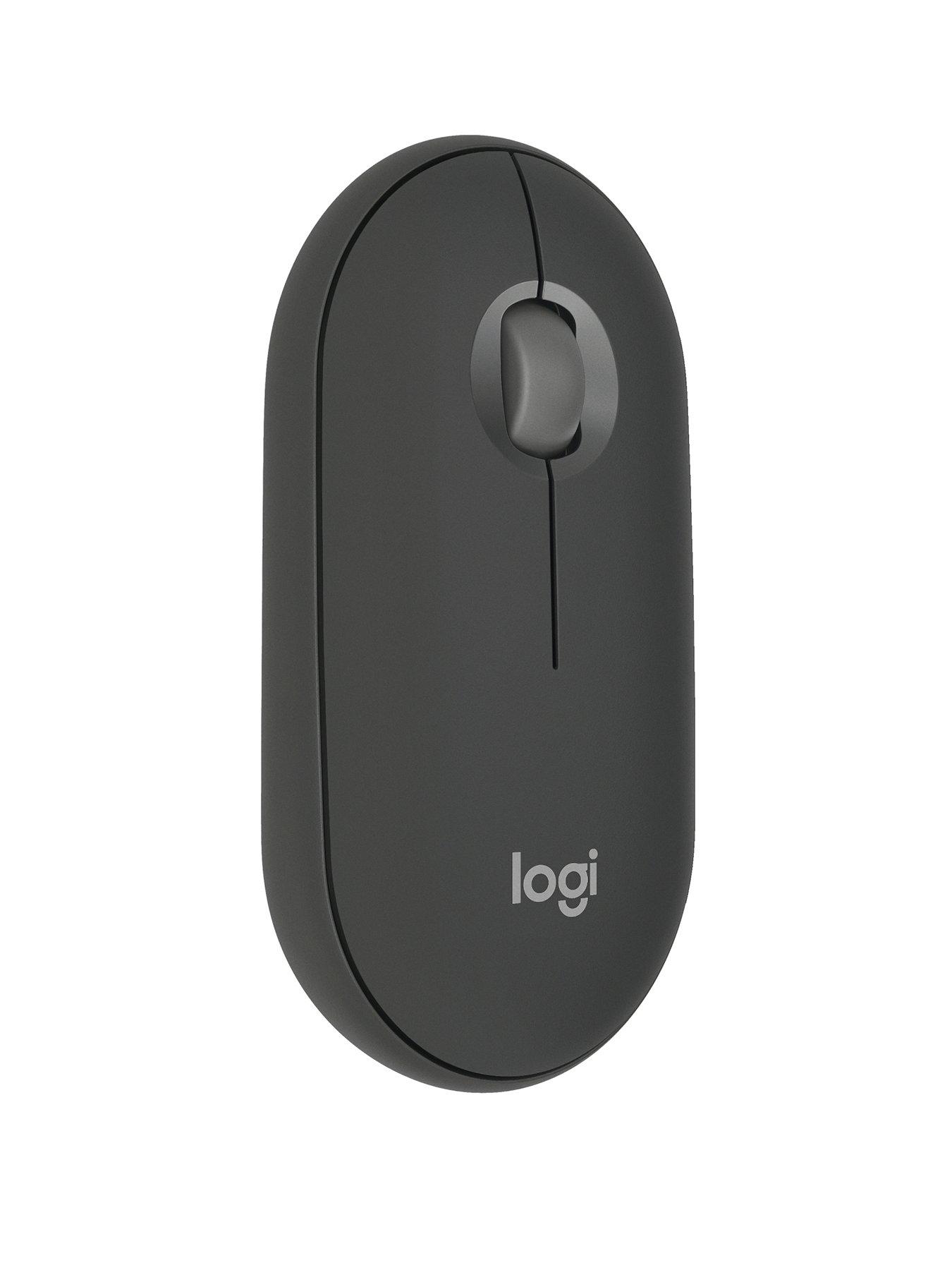 Image 1 of 7 of Logitech Pebble Mouse 2 M350s Slim Bluetooth Wireless Mouse, Lightweight, Quiet Clicks - Graphite