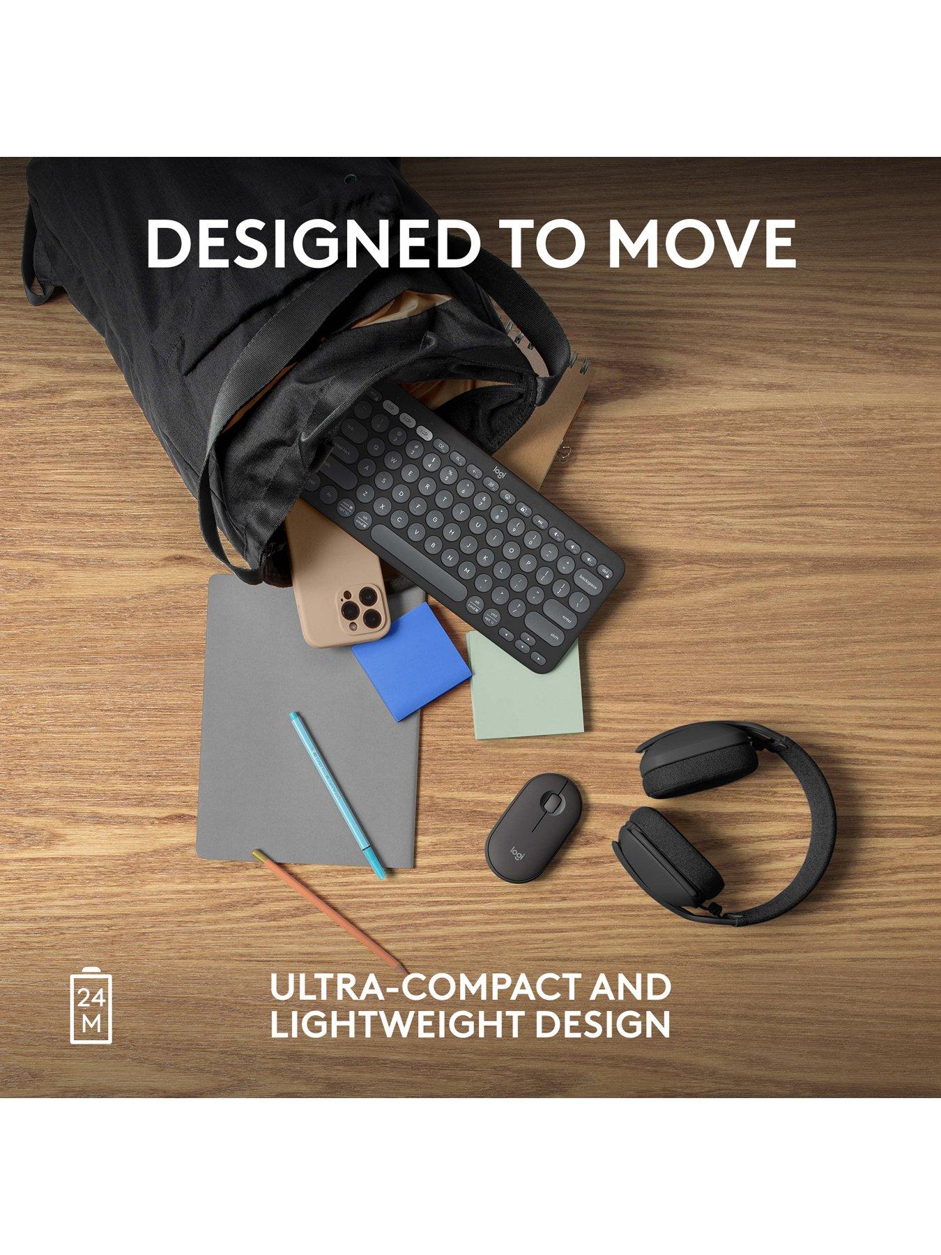 Image 7 of 7 of Logitech Pebble Mouse 2 M350s Slim Bluetooth Wireless Mouse, Lightweight, Quiet Clicks - Graphite