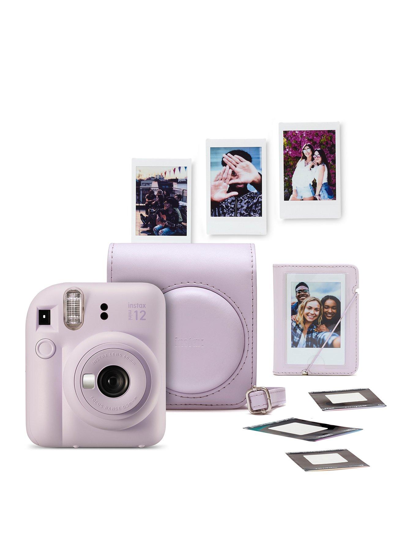  Fujifilm Instax Mini 40 Instant Camera Black Vintage Look  Bundle with Fuji Instax Mini Film 20 Sheets + 4 Rechargeable Batteries and  More Perfect Camera for Kids, Wedding, Birthday Or Any Occasion :  Electronics