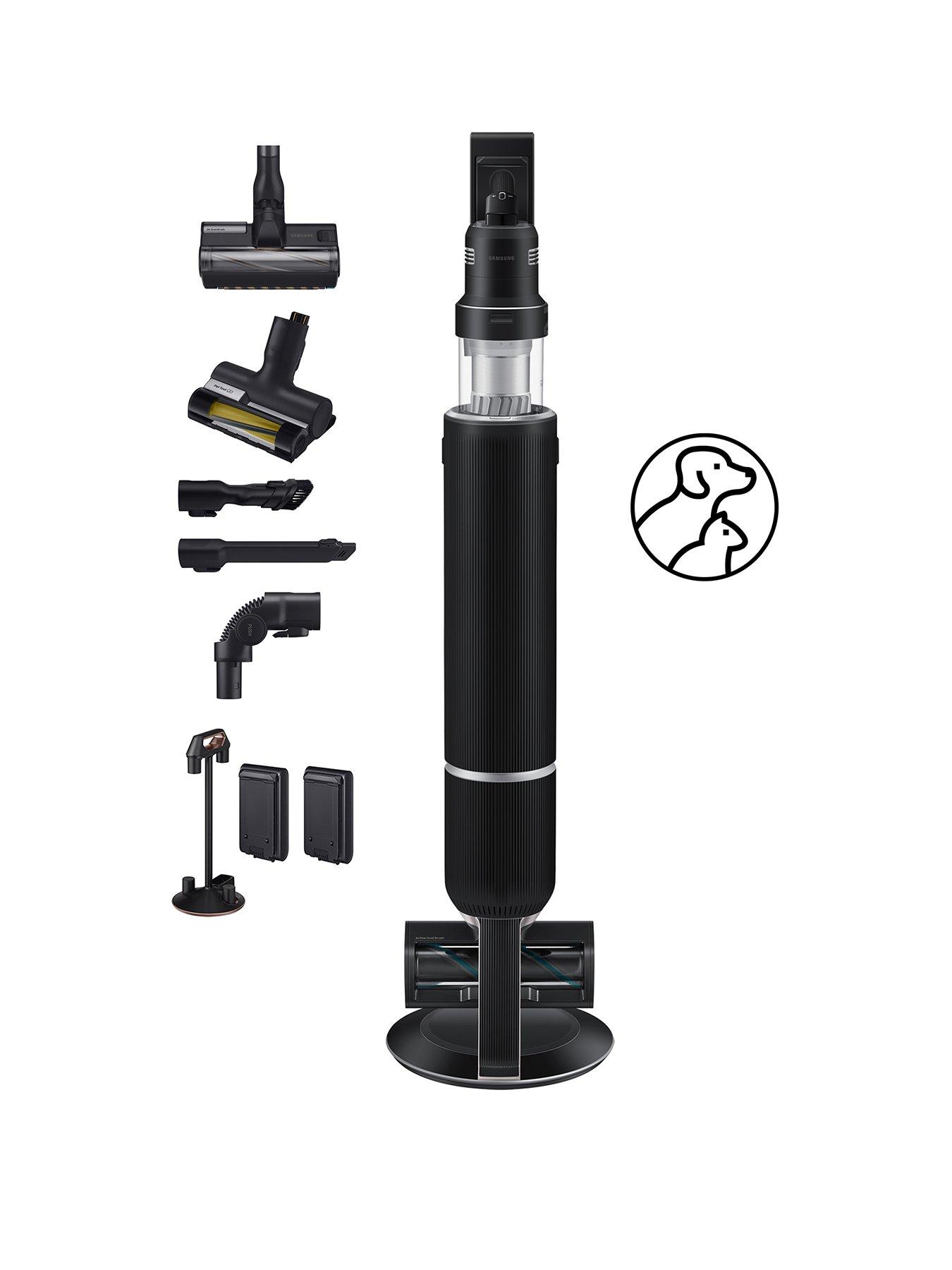 Image of Samsung Bespoke Jet AI Max 280W Cordless Vacuum Cleaner with All-in-One Clean Station - Satin Black