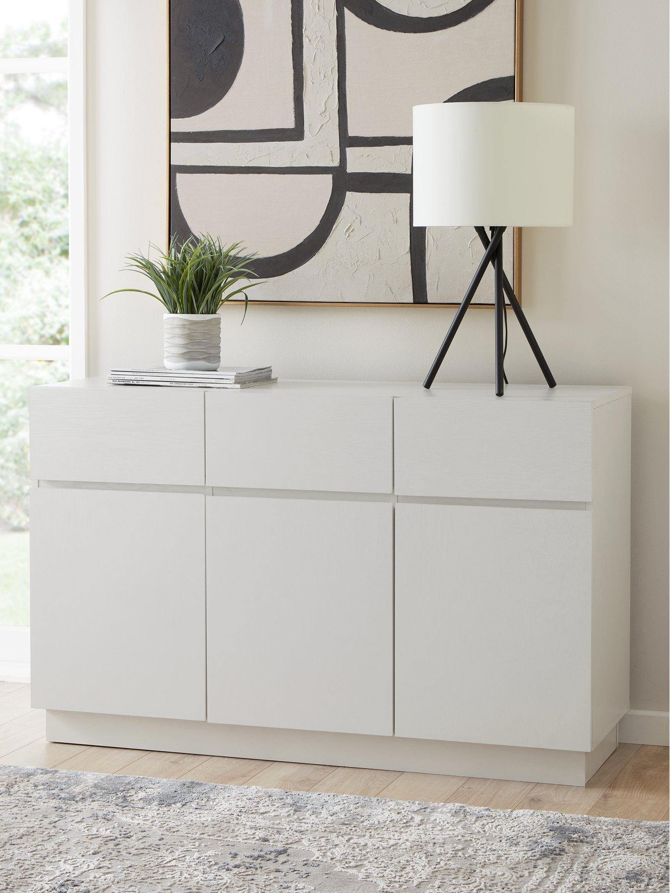 very-home-croft-large-sideboard-white