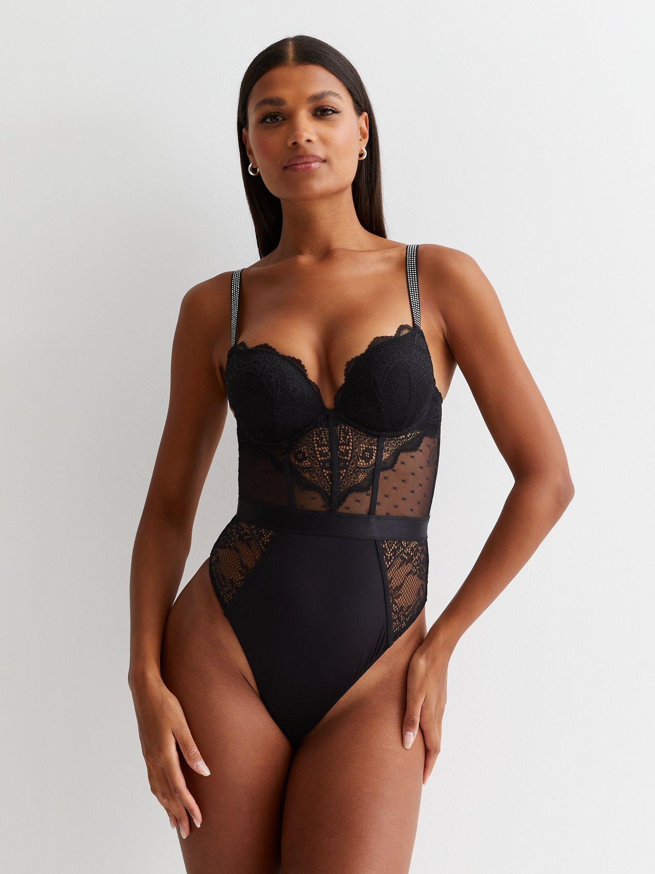 Lace Up Catsuit for €69.99 - Onesies - Hunkemöller