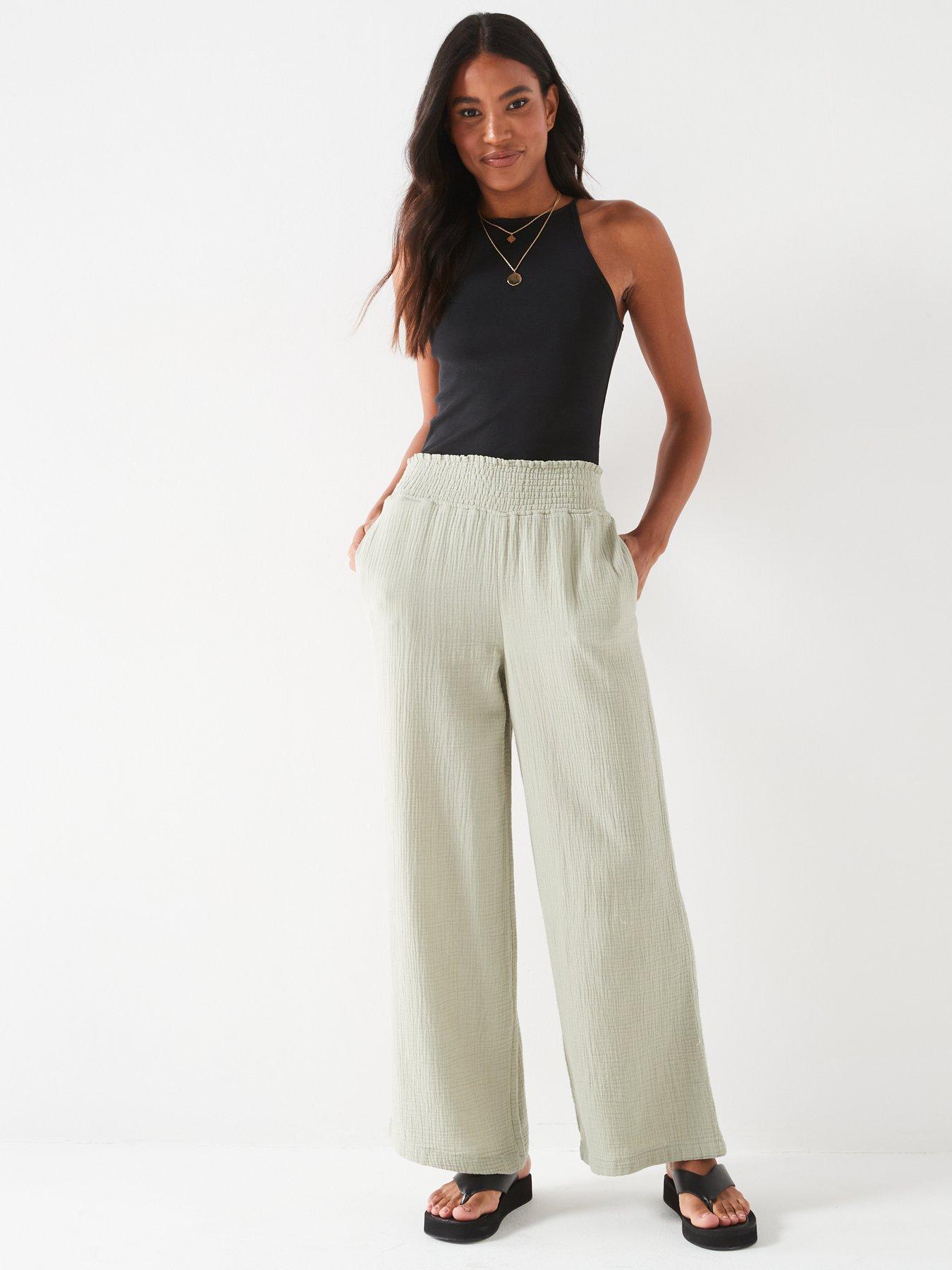 everyday-crinkle-cottonnbspwide-leg-trousers-khakidetail