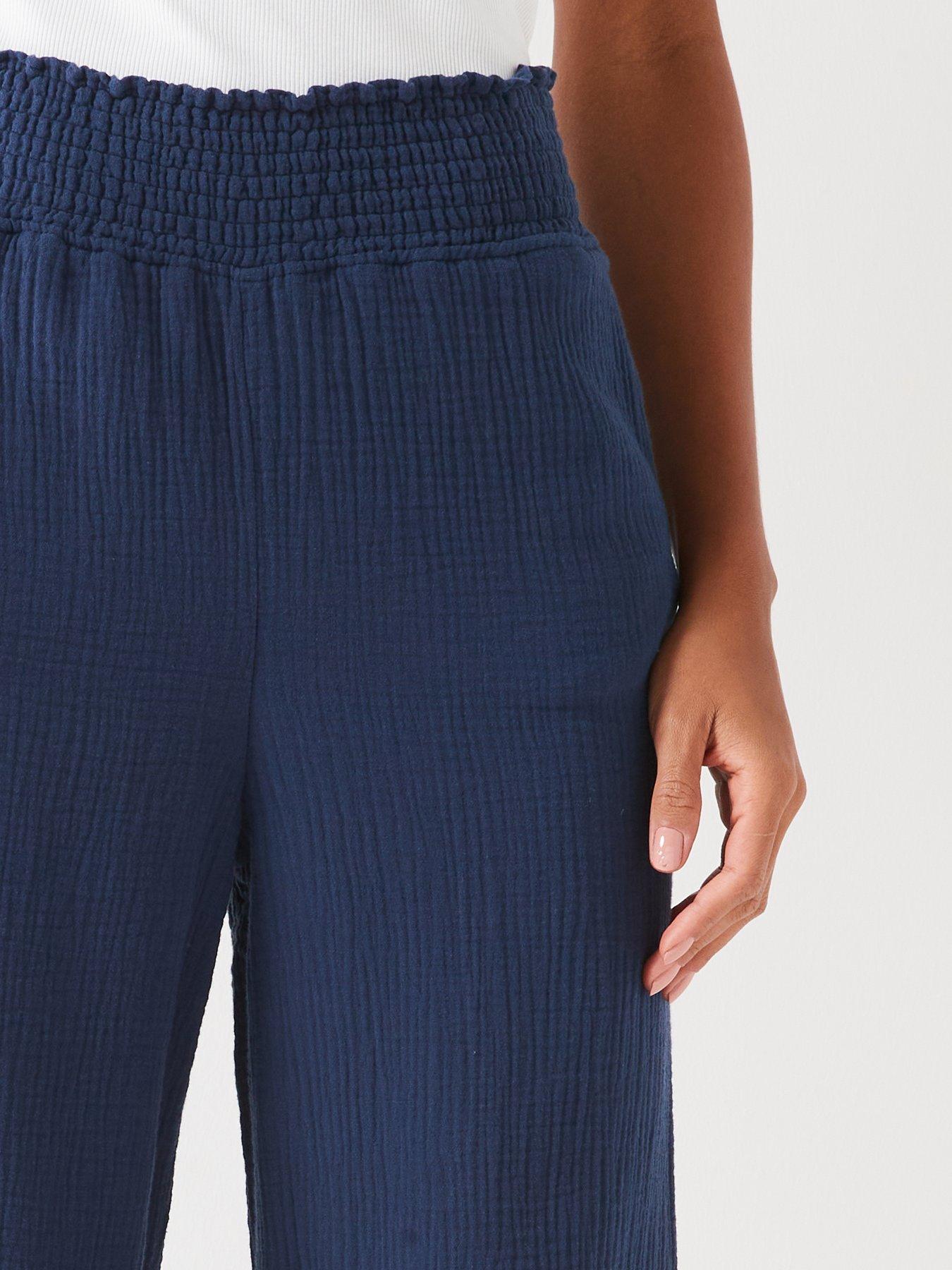 everyday-crinkle-cottonnbspwide-leg-trousers-navydetail