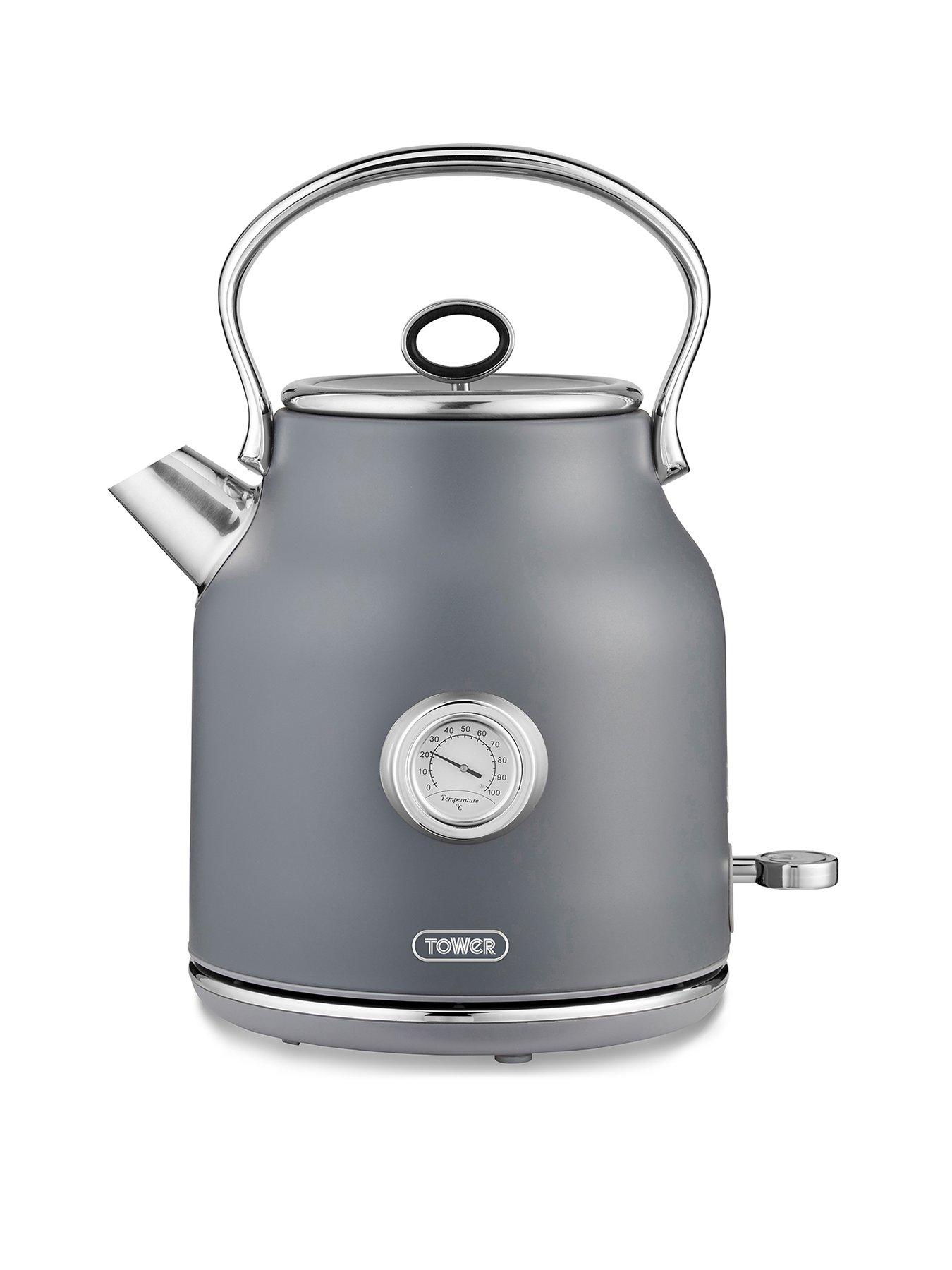 Image of Tower T10063GRY Renaissance 1.7L 3kW Kettle - Grey