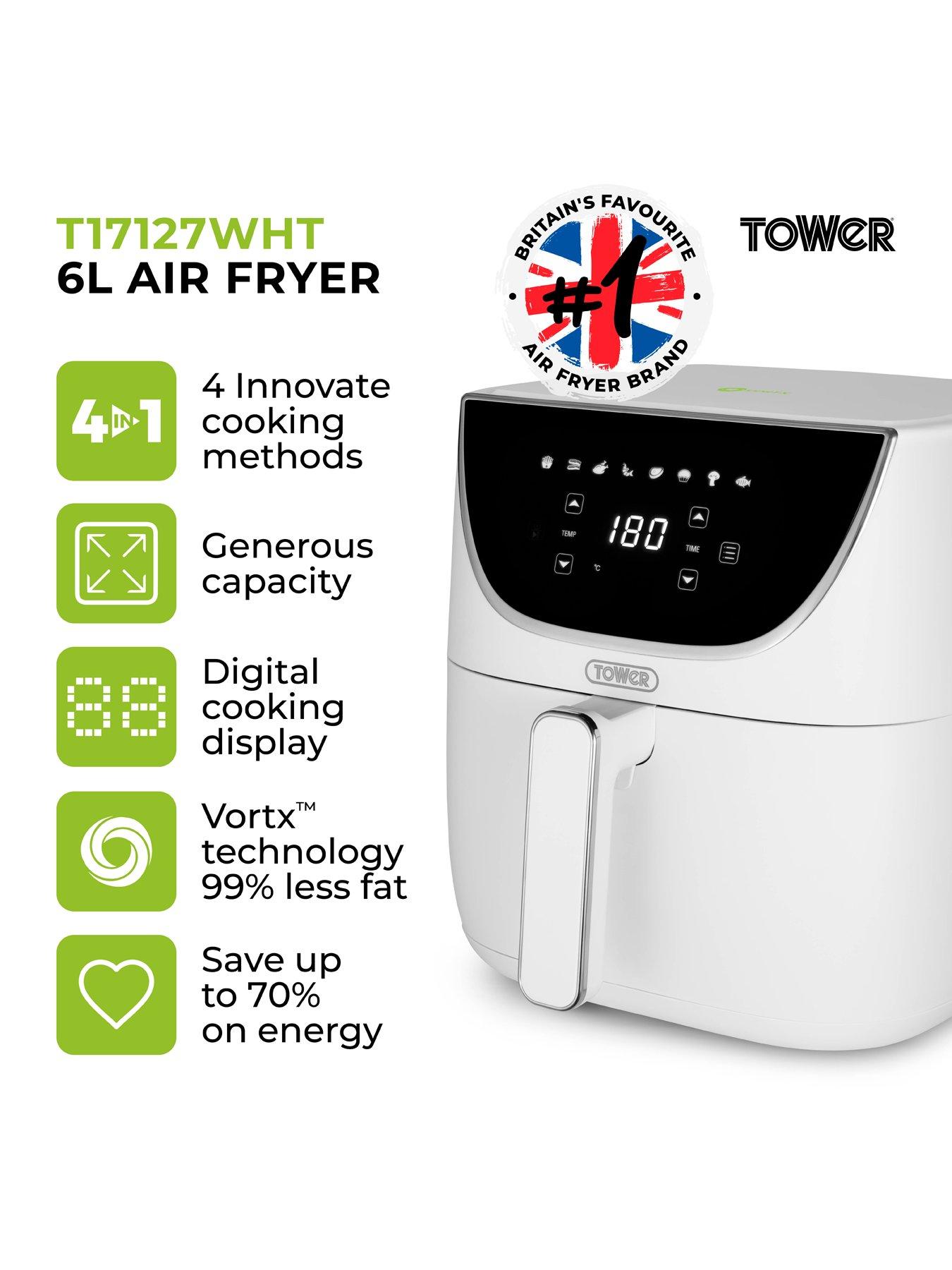 tower-t17127wht-vortx-air-fryer-with-digital-control-panel-1700w-6l-whitestillFront