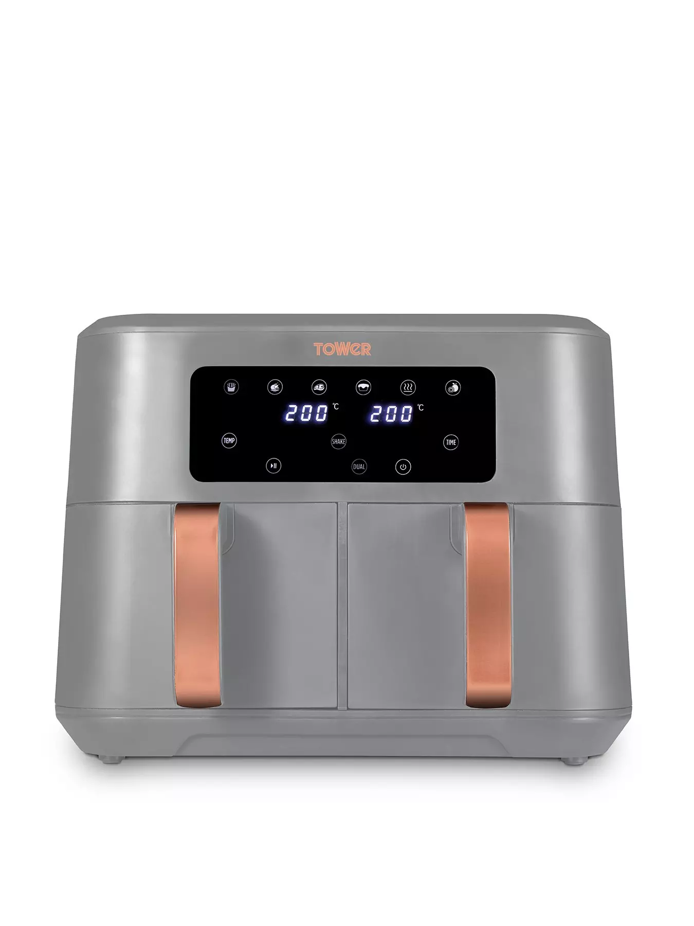 Tower 10.4L Vortx Dual Basket Air Fryer with Smart Finish