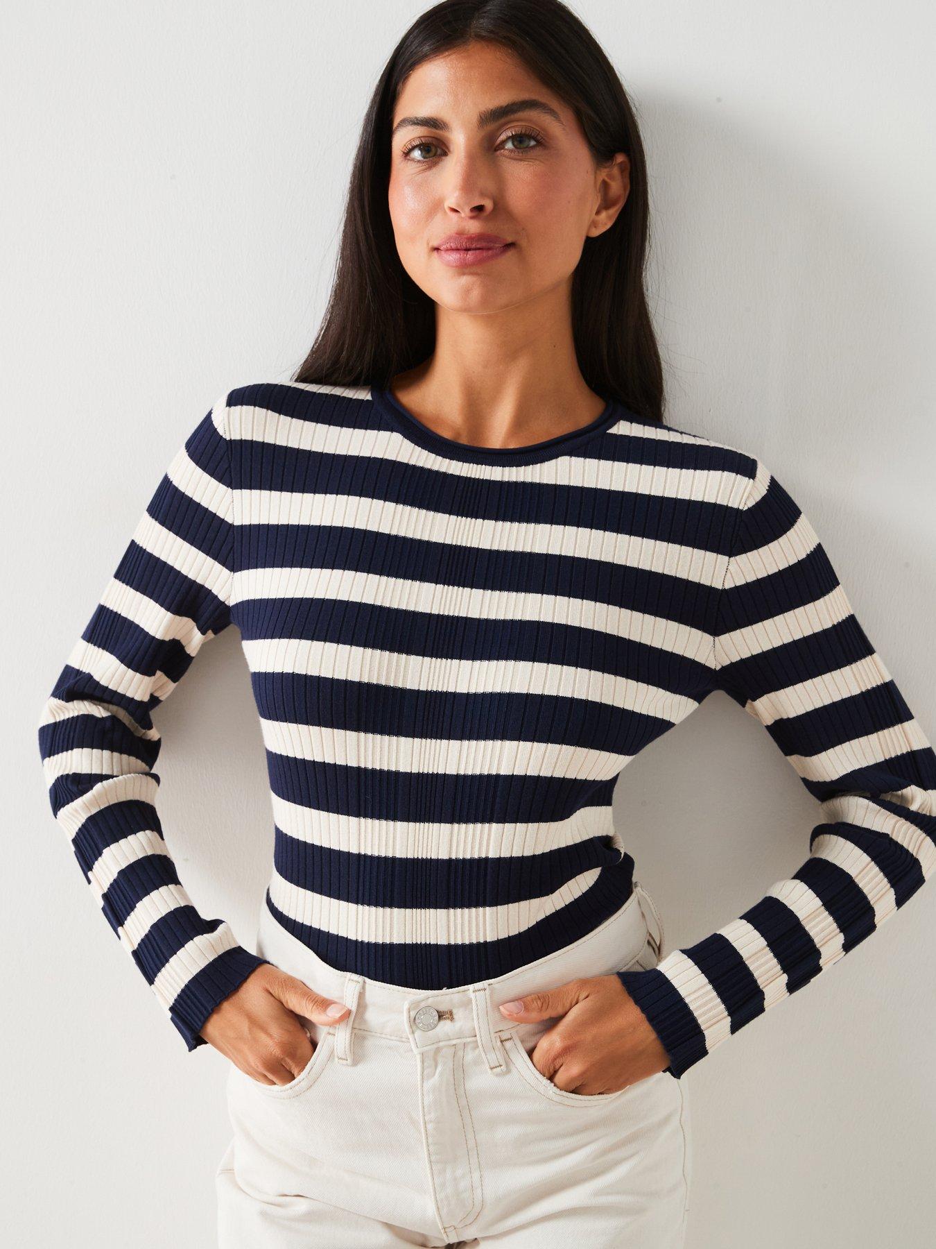 everyday-ribbed-knitted-stripe-top-navy-white