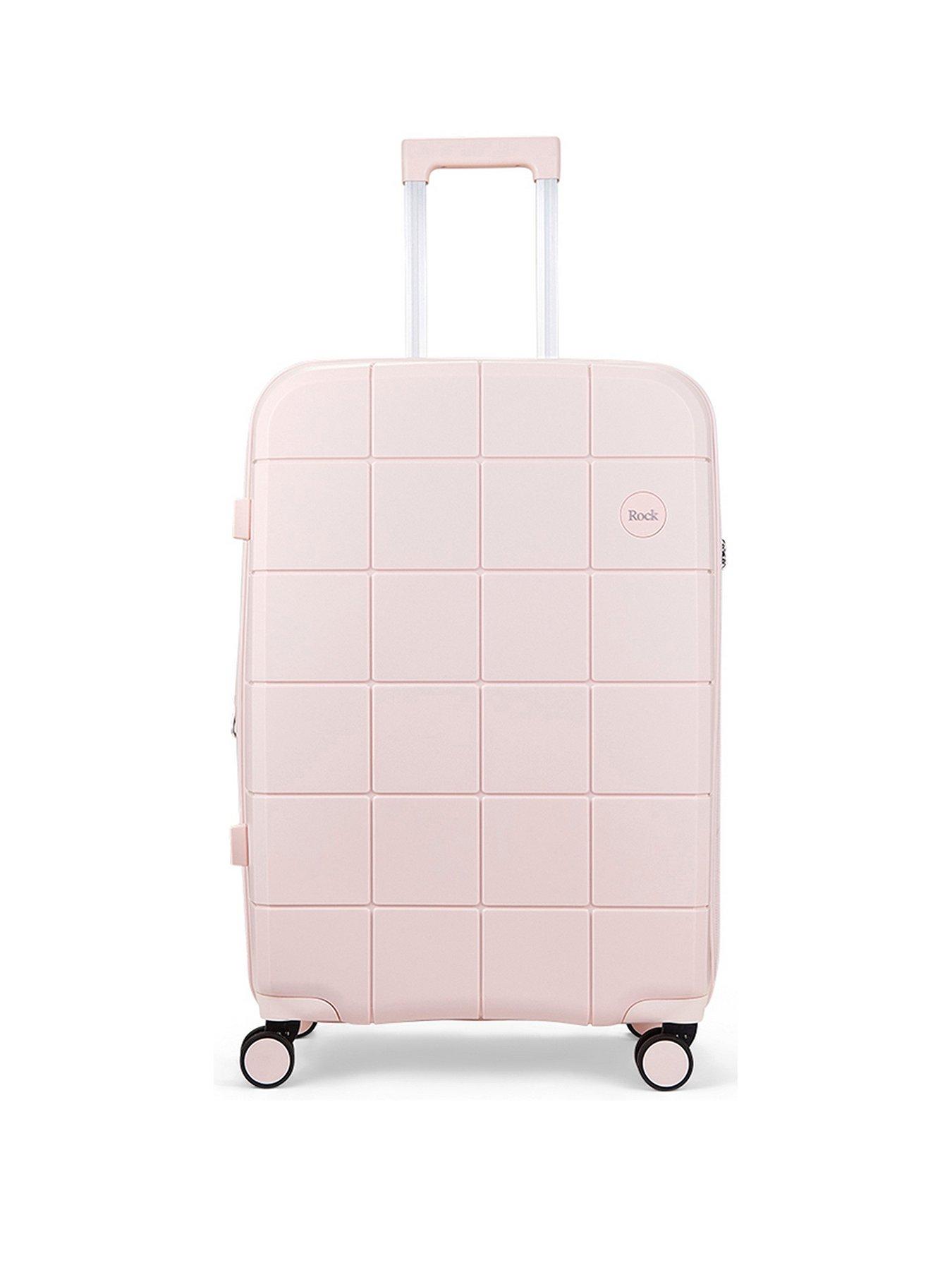 rock-luggage-pixel-8-wheel-hardshell-medium-suitcase-with-tsa-lock--pastel-pinkstillFront