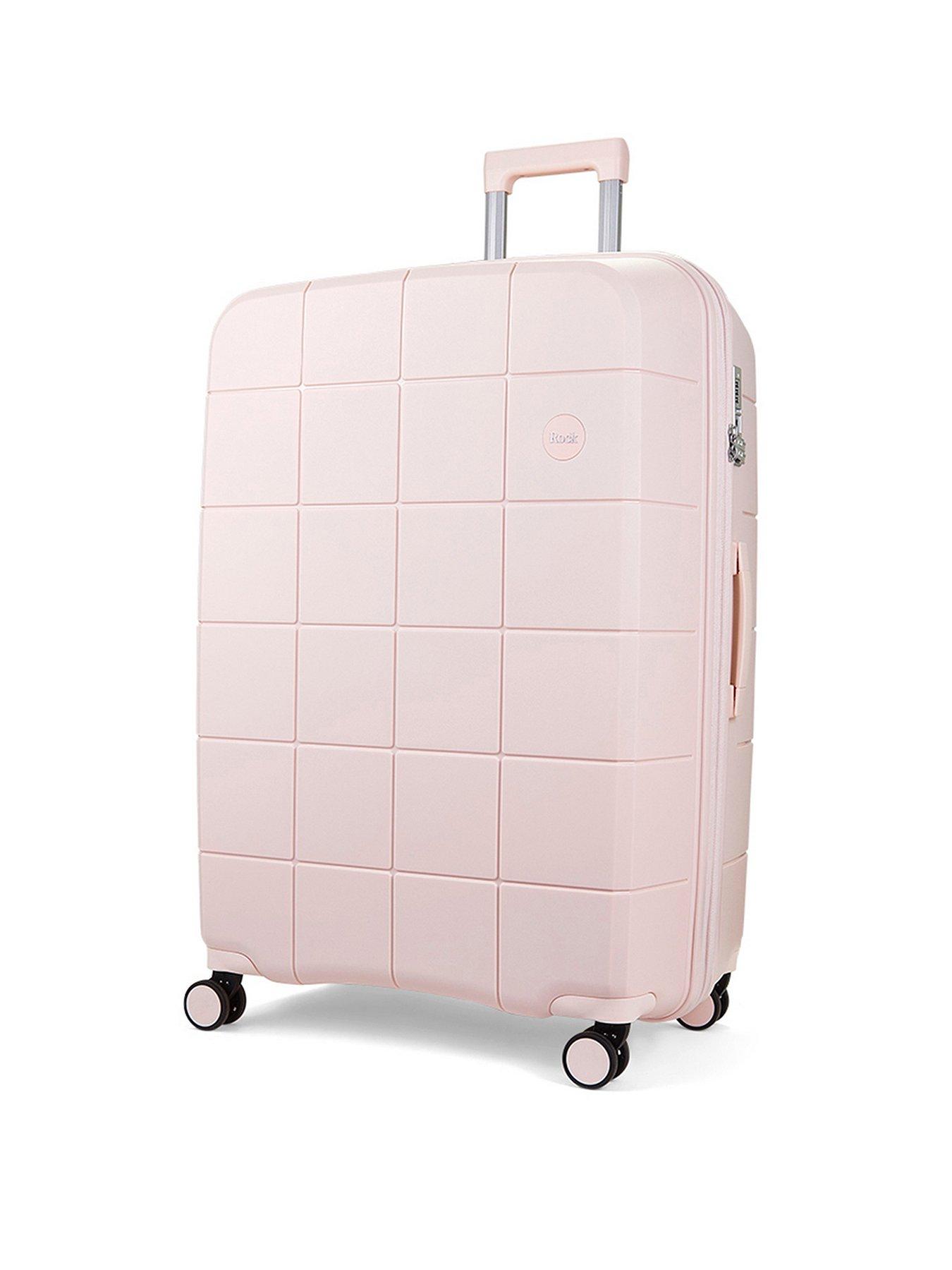 rock-luggage-pixel-8-wheel-hardshell-3pc-suitcase-with-tsa-lock--pastel-pinkstillFront