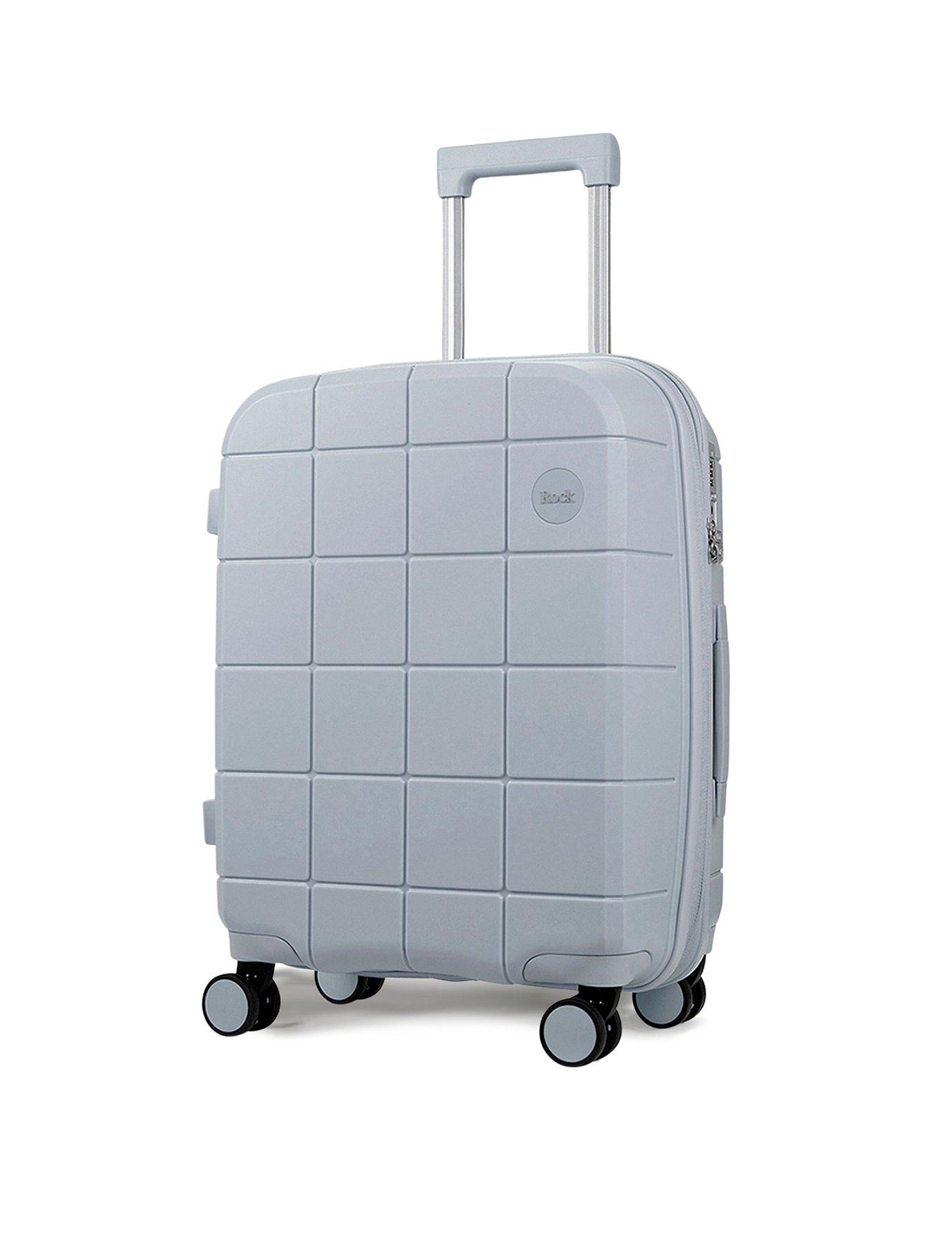 rock-luggage-pixel-8-wheel-hardshell-small-suitcase-with-tsa-lock--grey