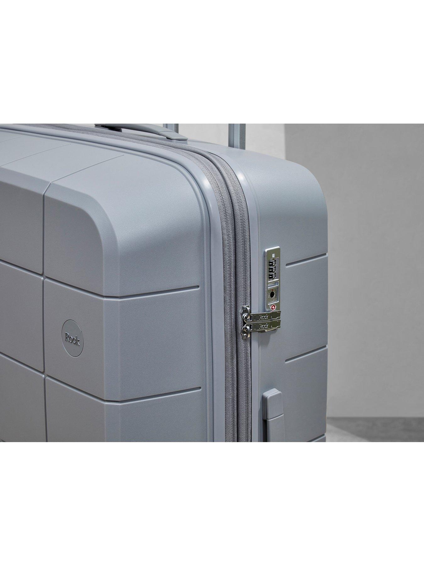 rock-luggage-pixel-8-wheel-hardshell-small-suitcase-with-tsa-lock--greydetail