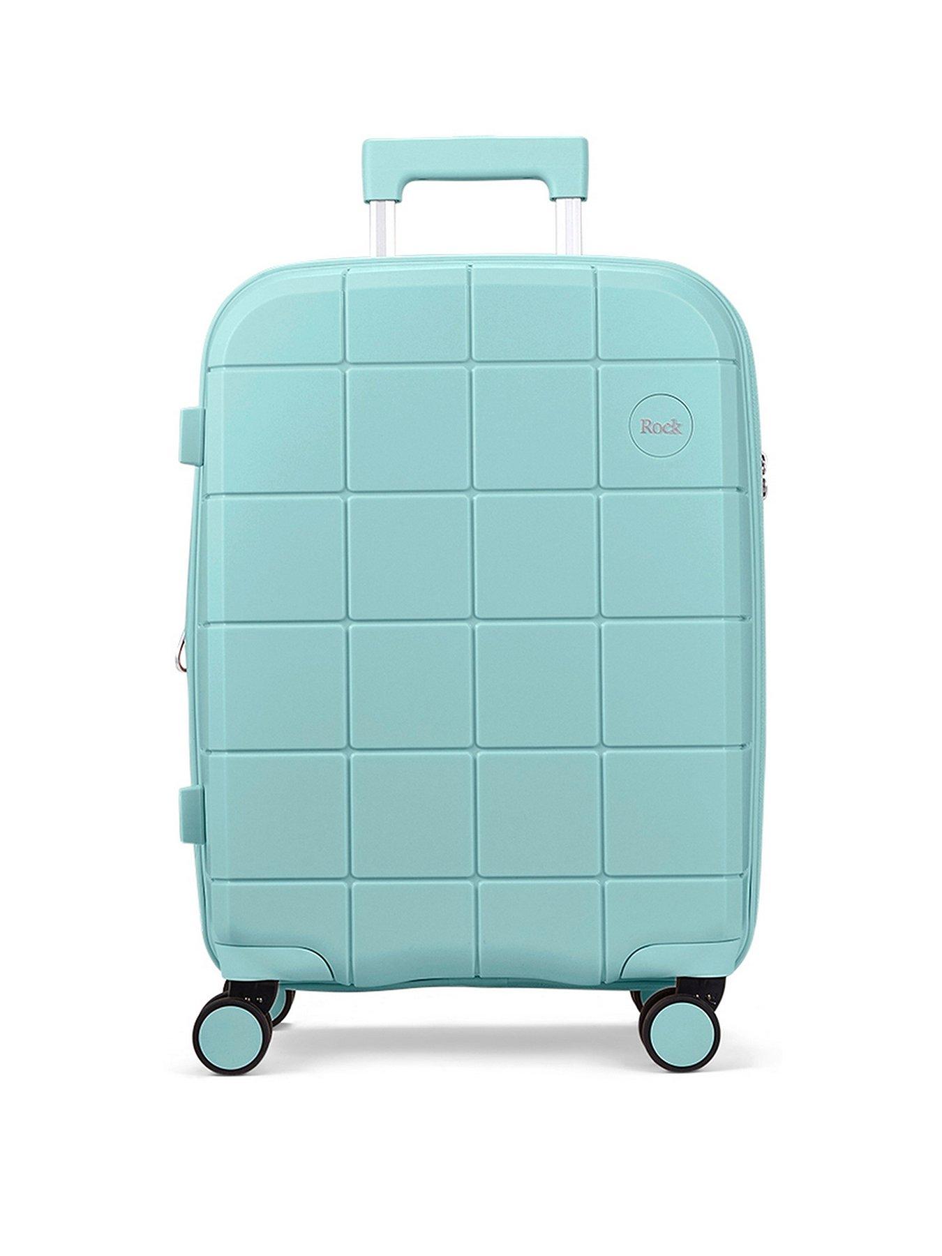 rock-luggage-pixel-8-wheel-hardshell-small-suitcase-with-tsa-lock--nbsppastel-greenstillFront