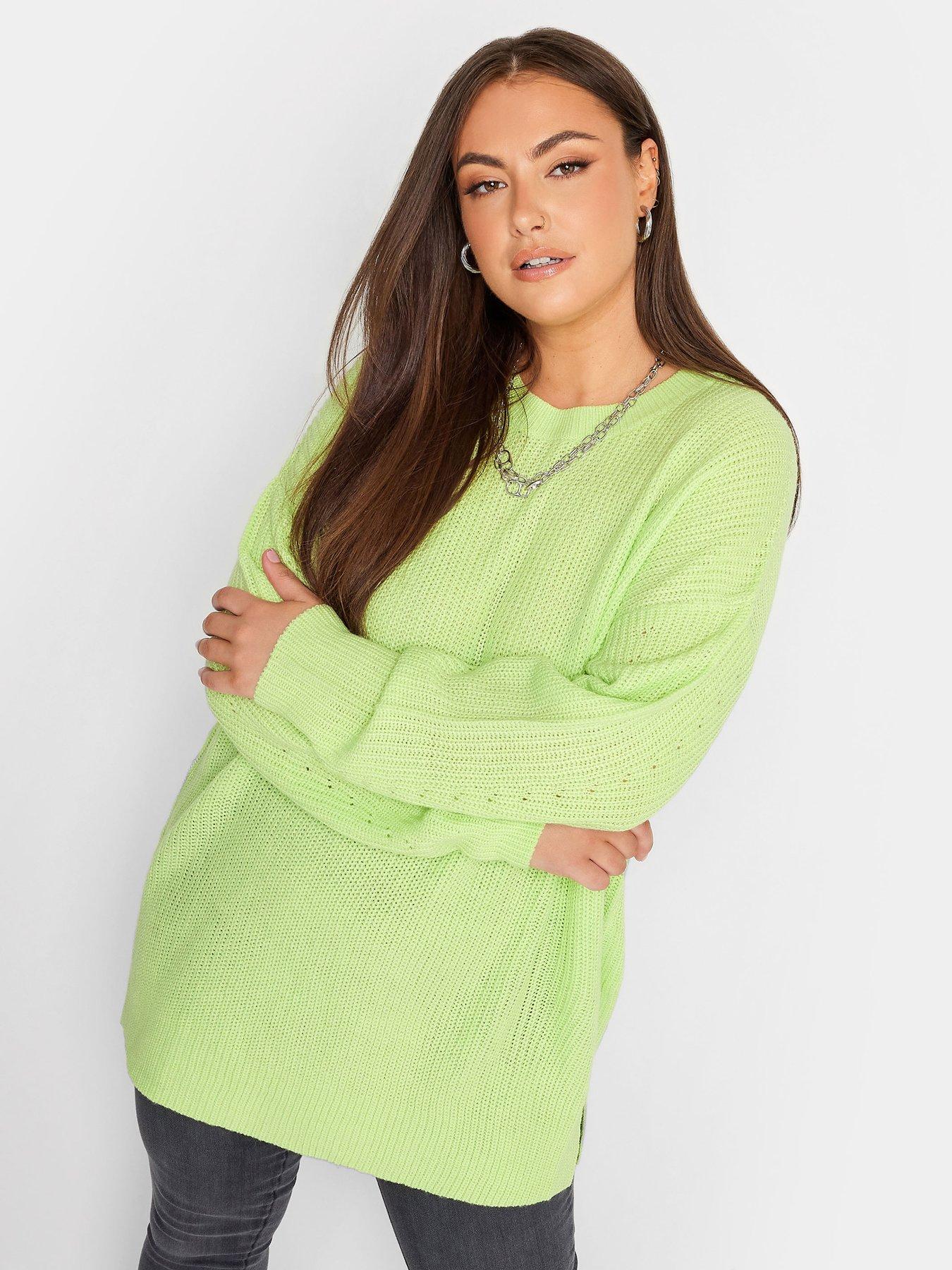 yours-yours-ribbed-drop-shoulder-lime