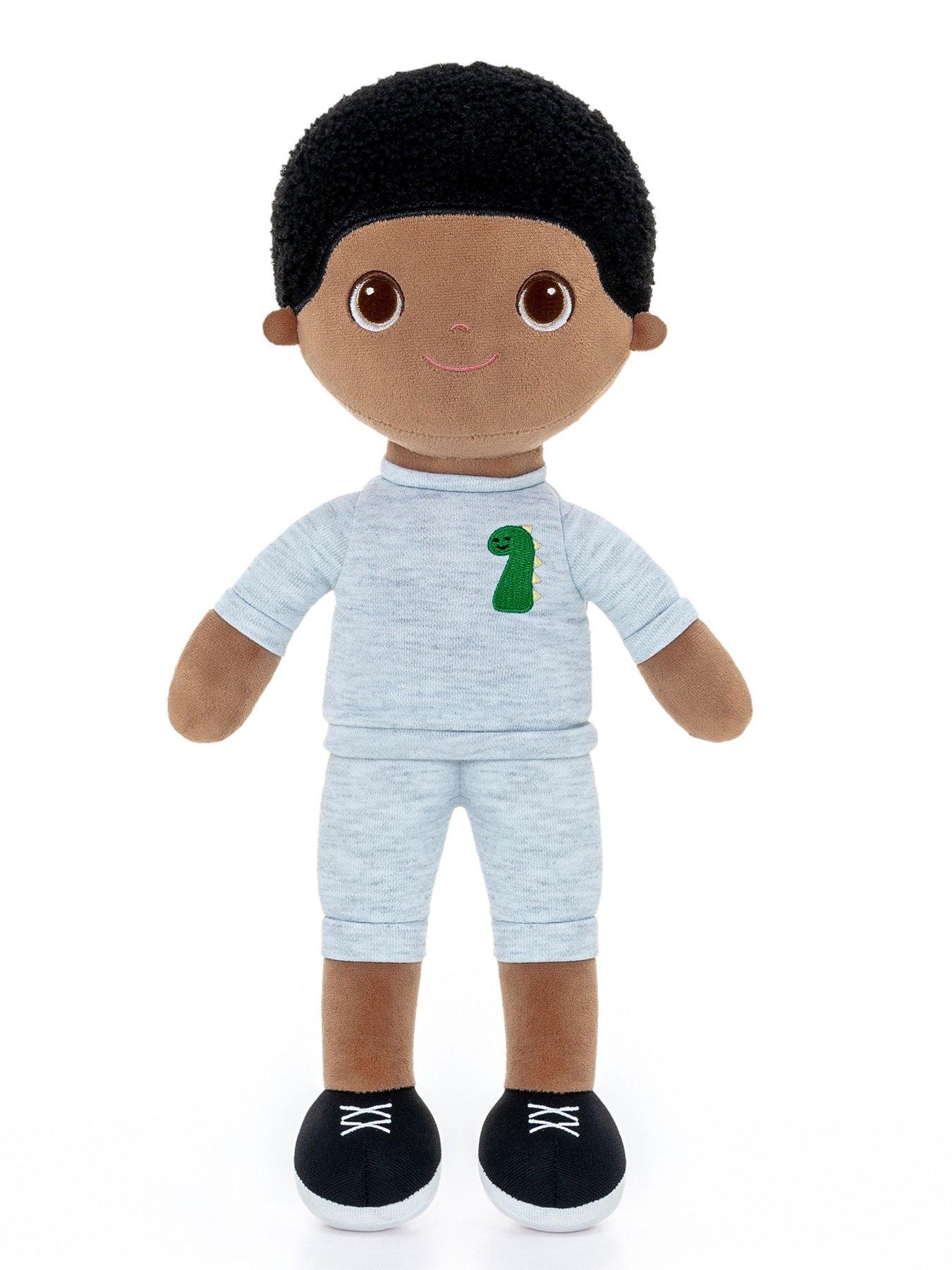undefined Bibinee Doll - Reiss Doll Dino - Soft Plush Black Doll