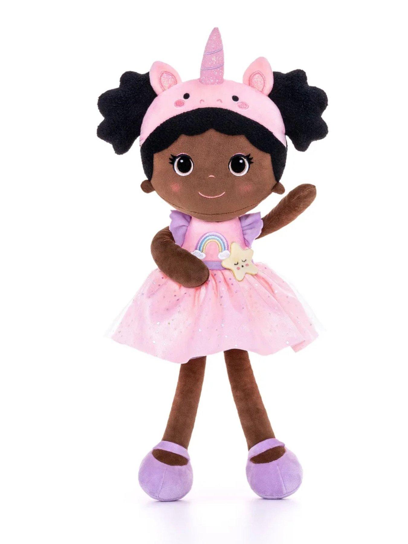 undefined Bibinee Doll - Mabel Doll Unicorn - Soft Plush Black Doll