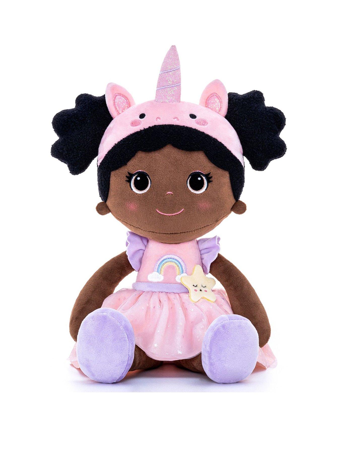 bibinee-dolls-bibinee-doll-mabel-doll-unicorn-soft-plush-black-dollstillFront