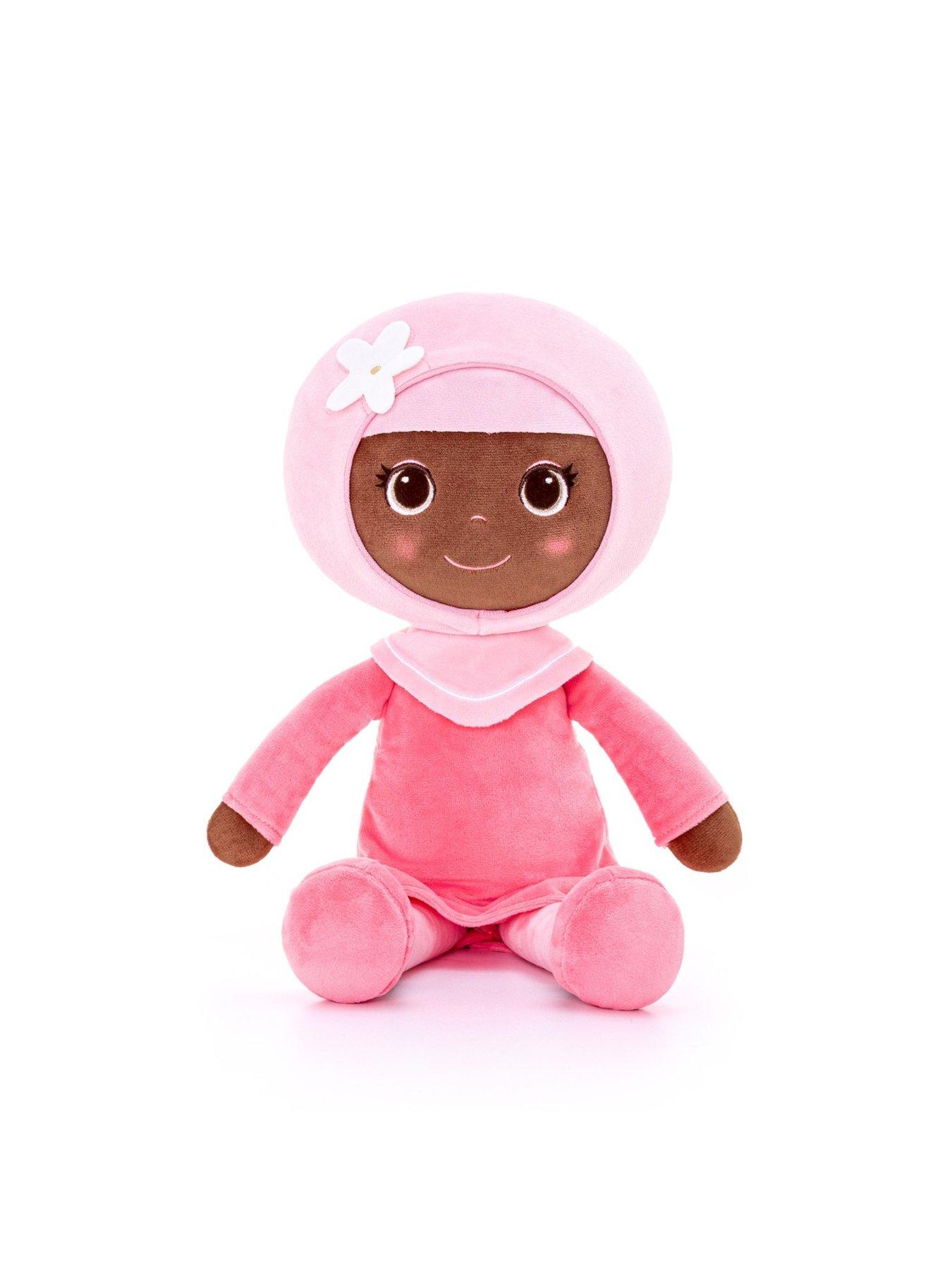 bibinee-dolls-bibinee-doll-amirah-doll-pretty-in-pink-soft-plush-black-dollback