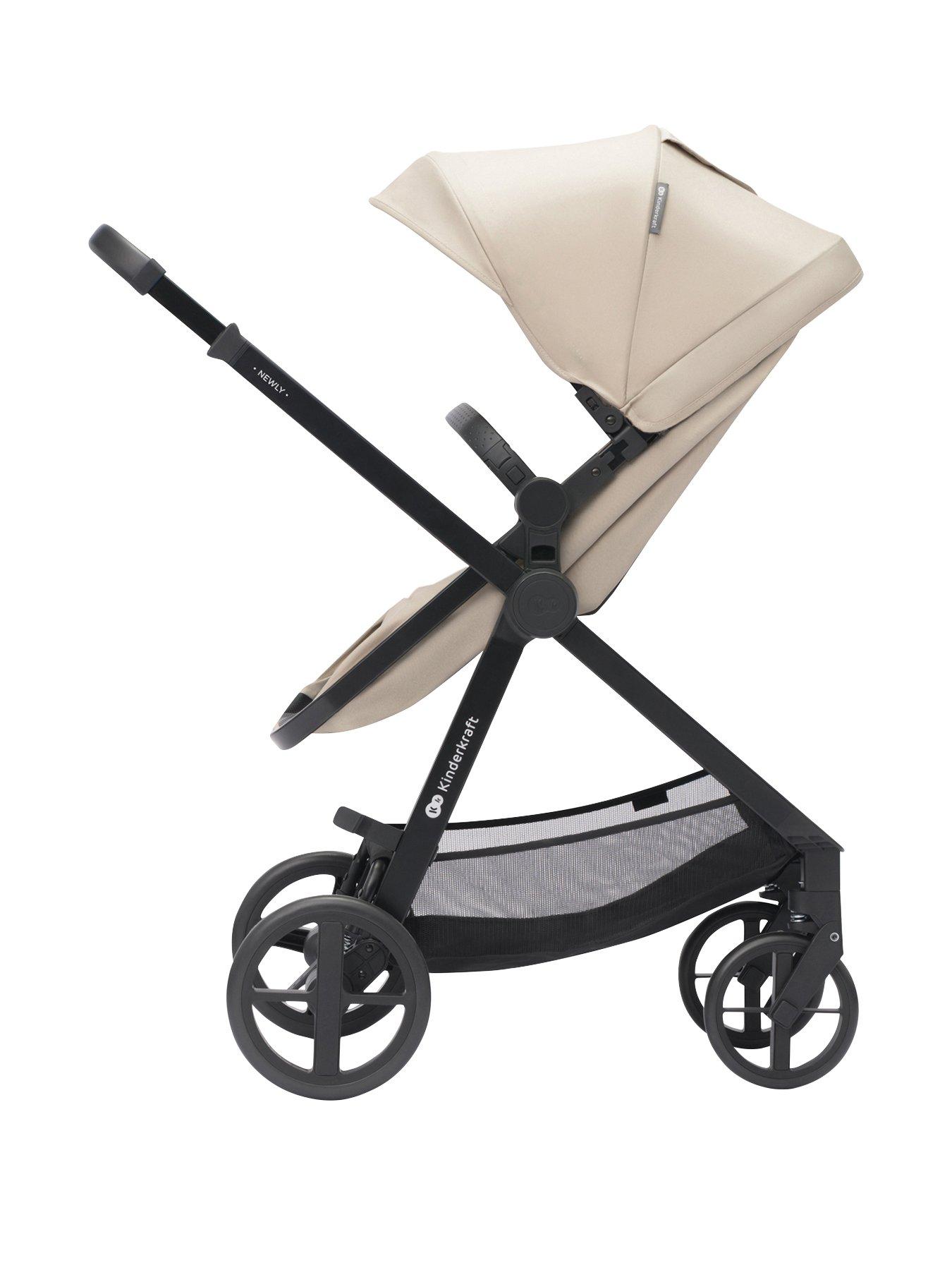 Image 2 of 7 of Kinderkraft 4-in-1 NEWLY&nbsp;Travel System&nbsp;(with MINK PRO i-size Car Seat and an ISOFIX Base) - Beige