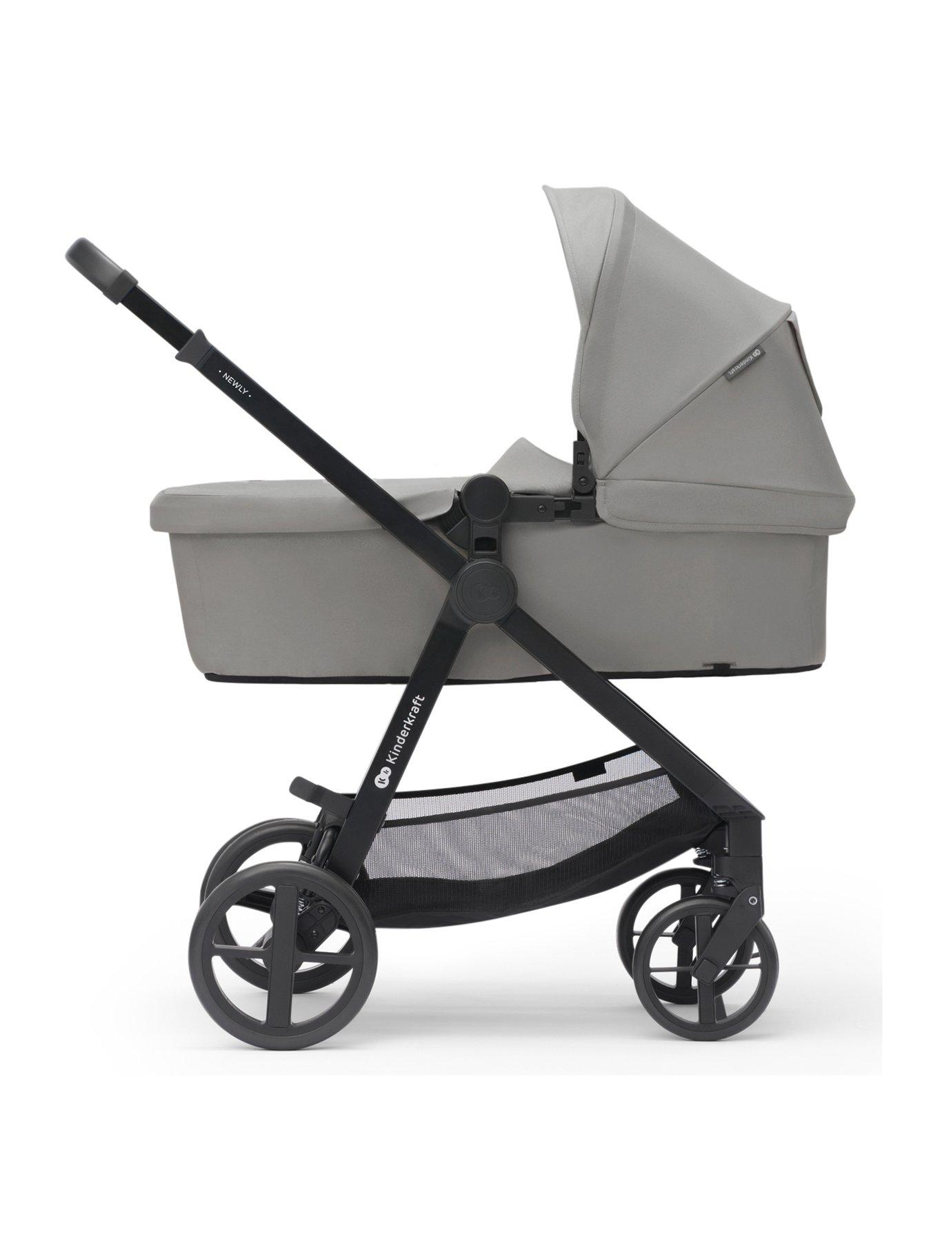 Image 2 of 8 of Kinderkraft NEWLY&nbsp;4-in-1 Travel System&nbsp;(with MINK PRO i-size Car Seat and an ISOFIX base) - Grey