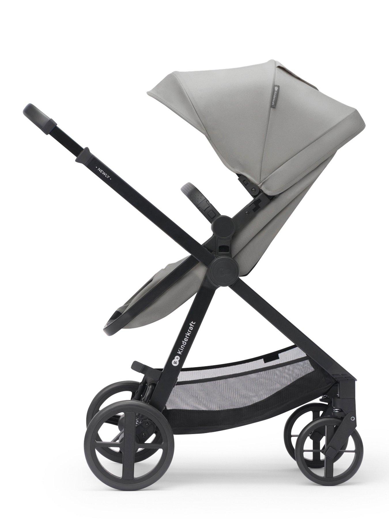 Image 6 of 8 of Kinderkraft NEWLY&nbsp;4-in-1 Travel System&nbsp;(with MINK PRO i-size Car Seat and an ISOFIX base) - Grey