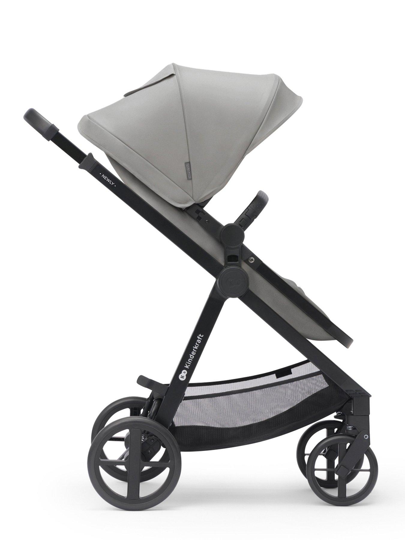 Image 7 of 8 of Kinderkraft NEWLY&nbsp;4-in-1 Travel System&nbsp;(with MINK PRO i-size Car Seat and an ISOFIX base) - Grey