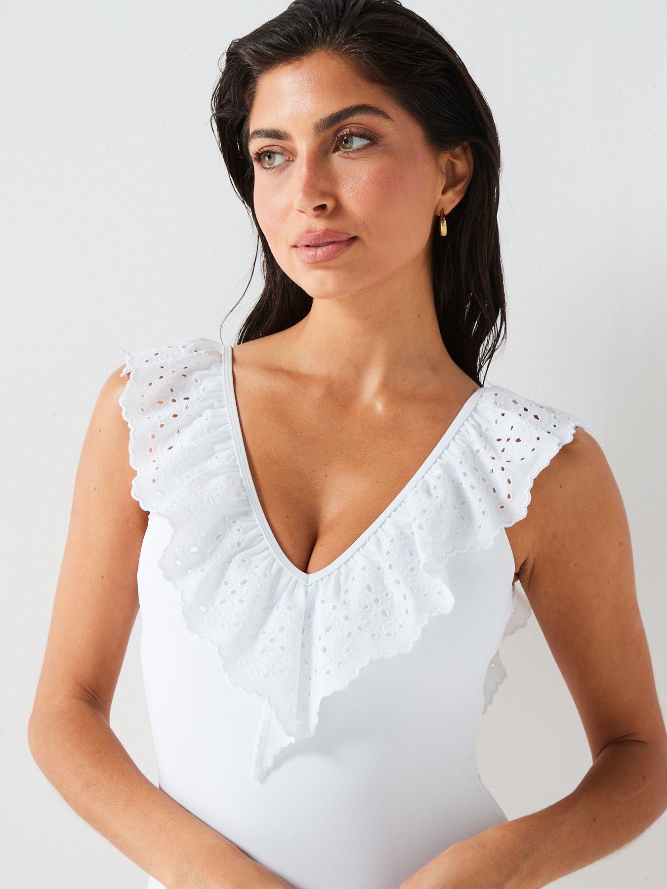 v-by-very-broderie-frill-detail-swimsuit-whitedetail