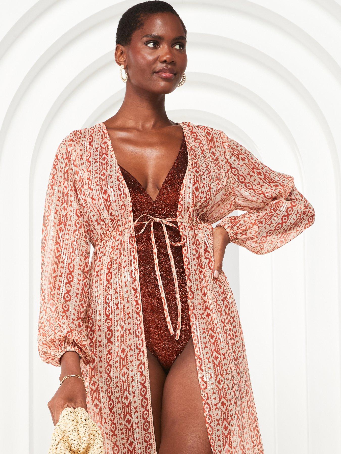 v-by-very-lurex-tie-front-maxi-cover-up-orangeback