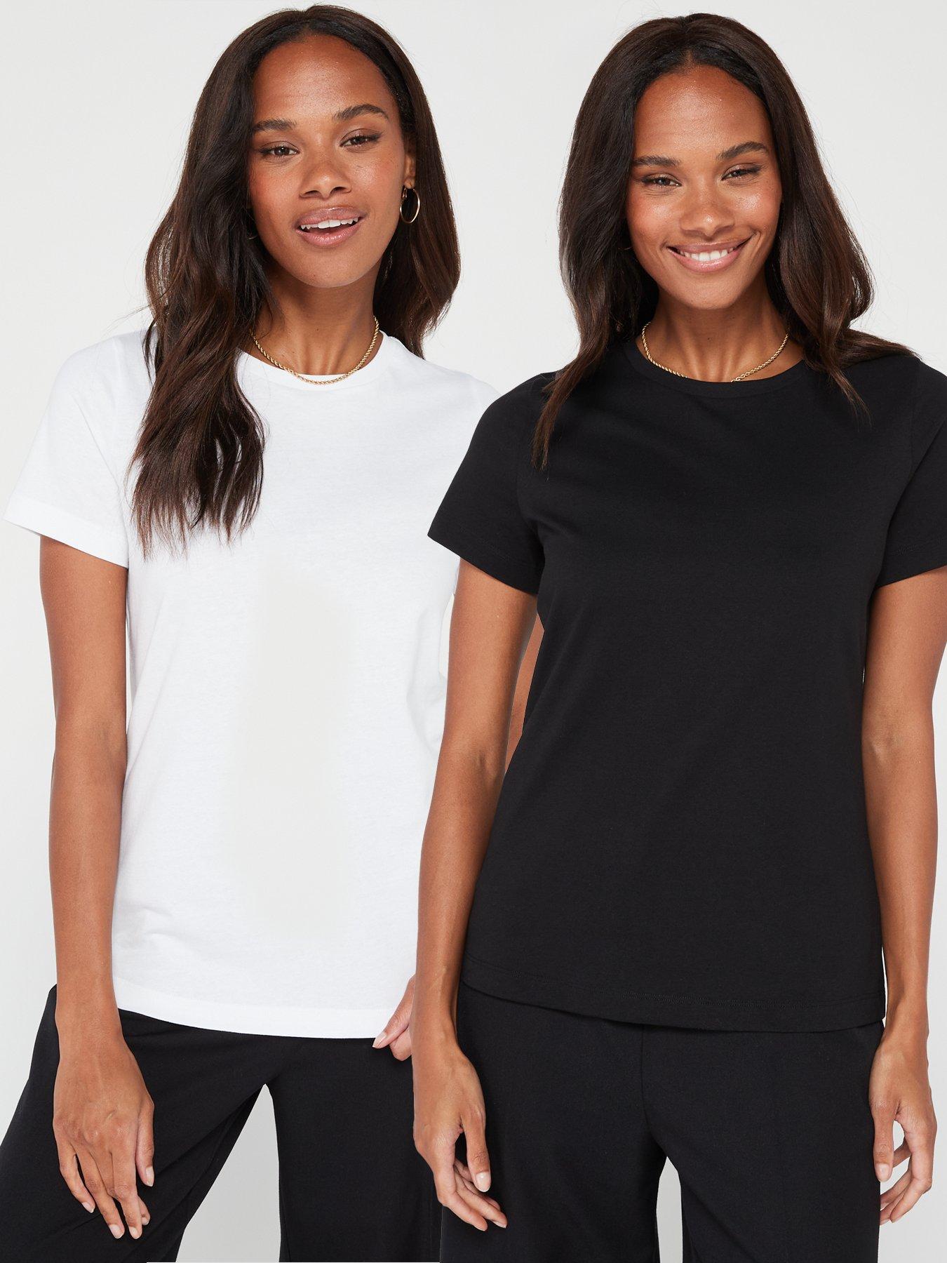 Image of Everyday 2 Pack Essential Crew Neck T-Shirt - Multi - Assorted