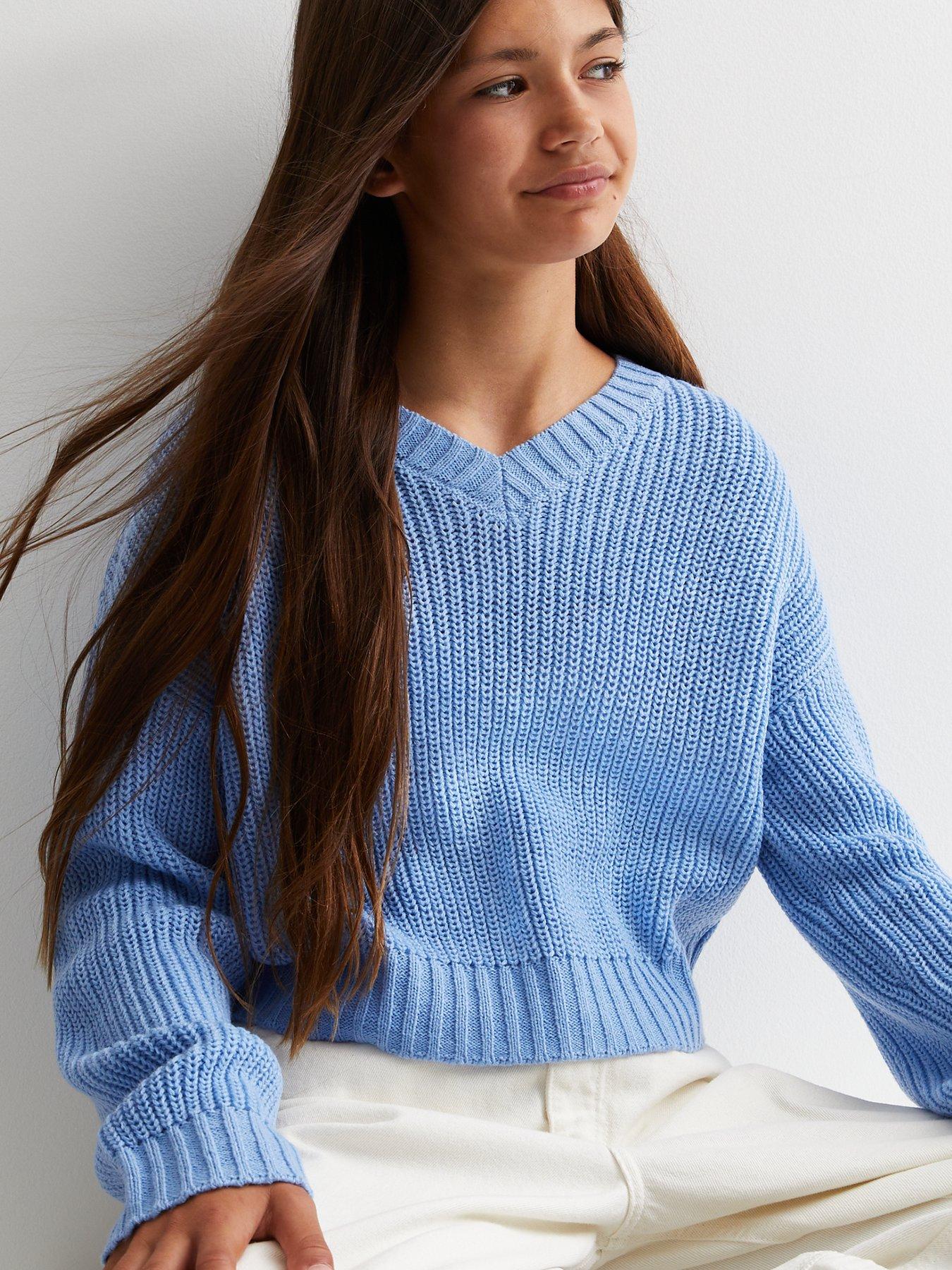 Girls blue outlet jumper