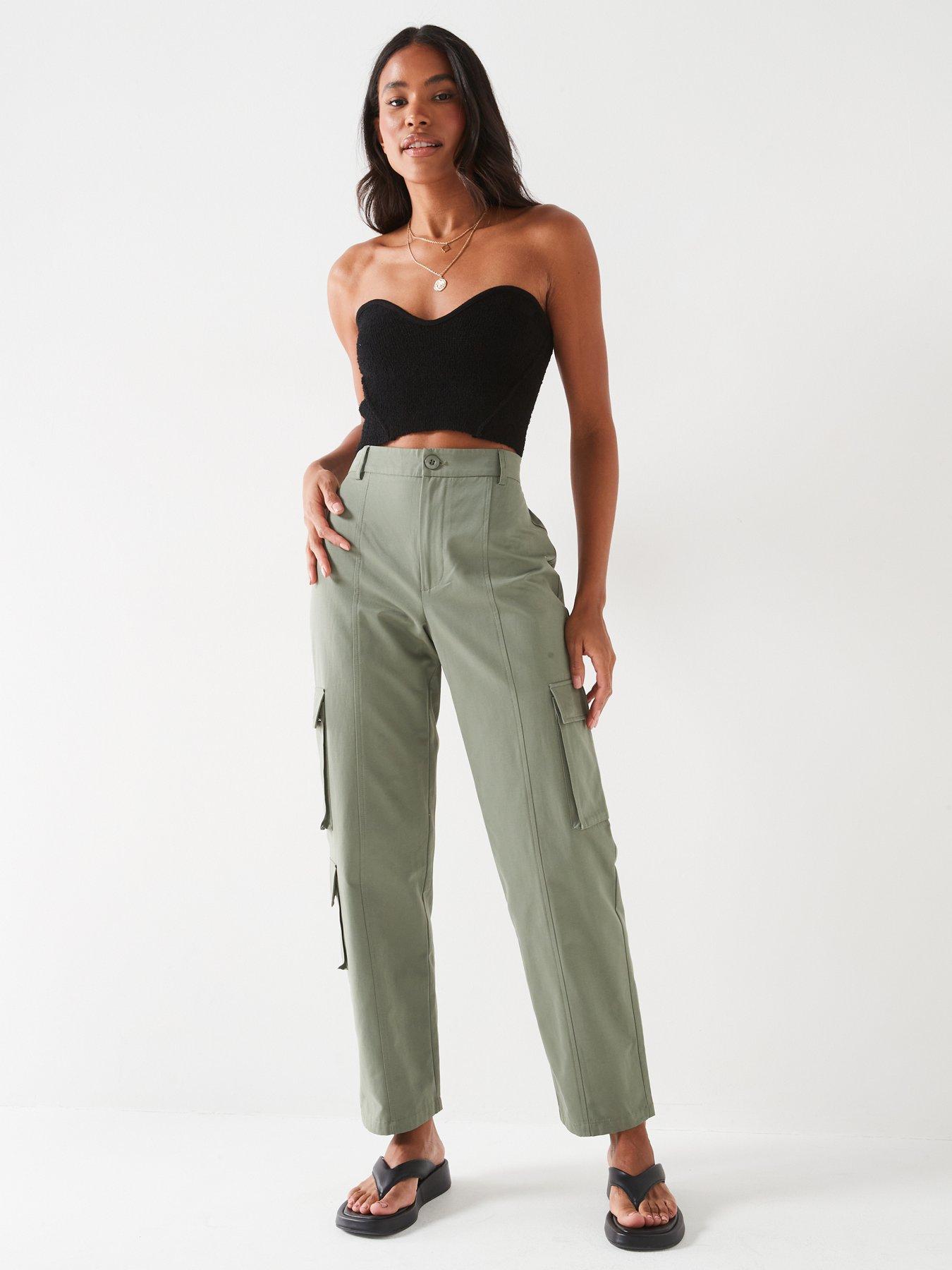 v-by-very-straight-leg-multi-pocket-trousers-khakiback