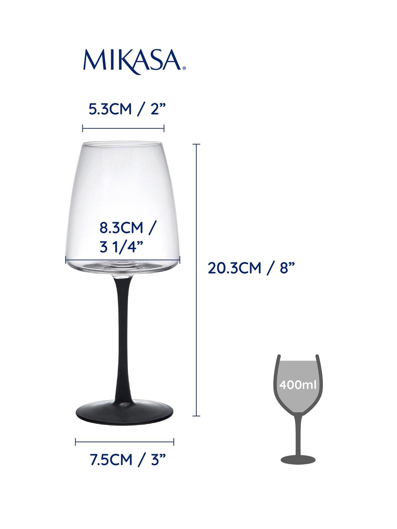 Mikasa wine clearance glasses