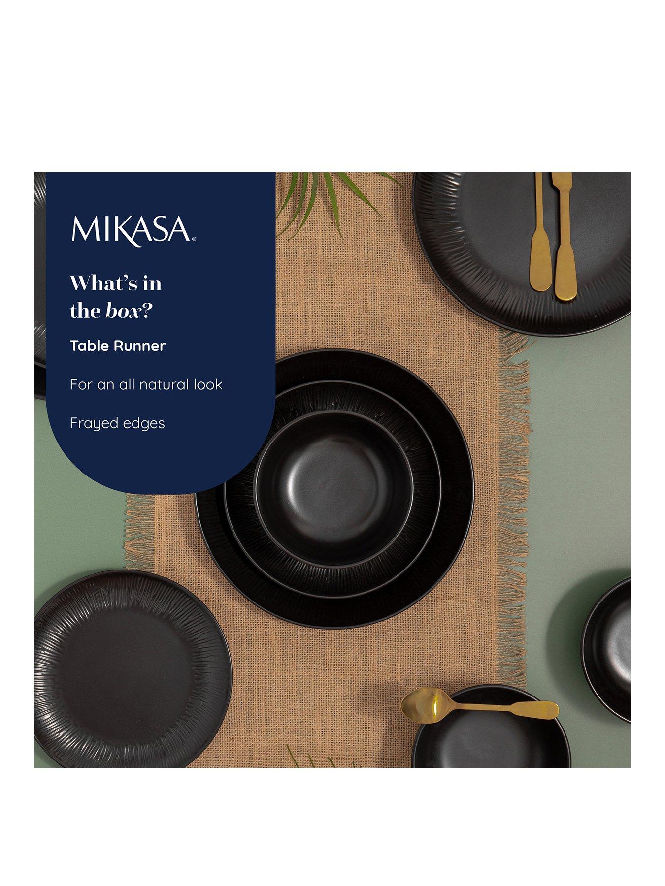 undefined Mk Jute Frayed Table Runner