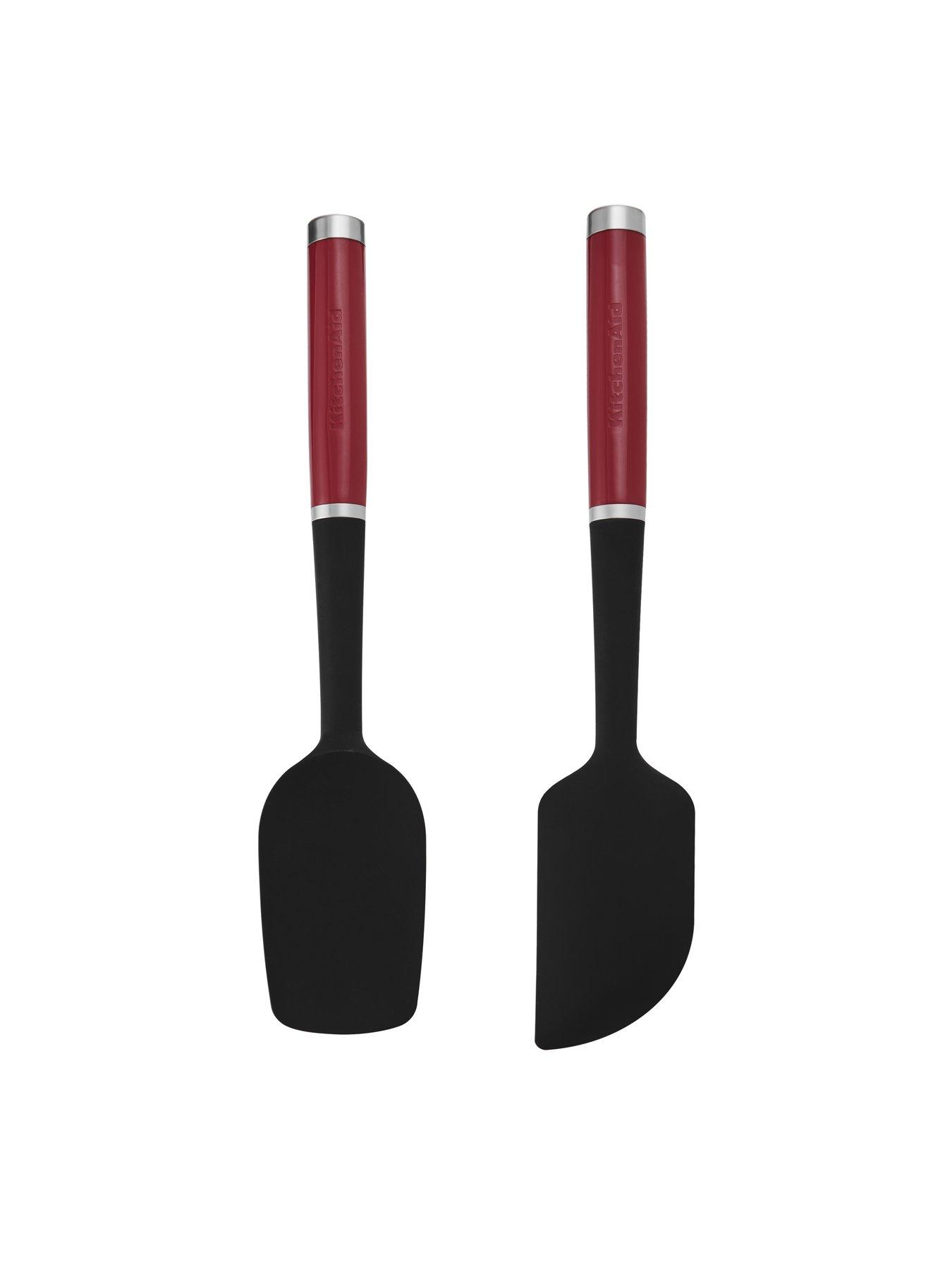 KitchenAid Silicone Scraper Spatula - Almond Cream/ Empire Red