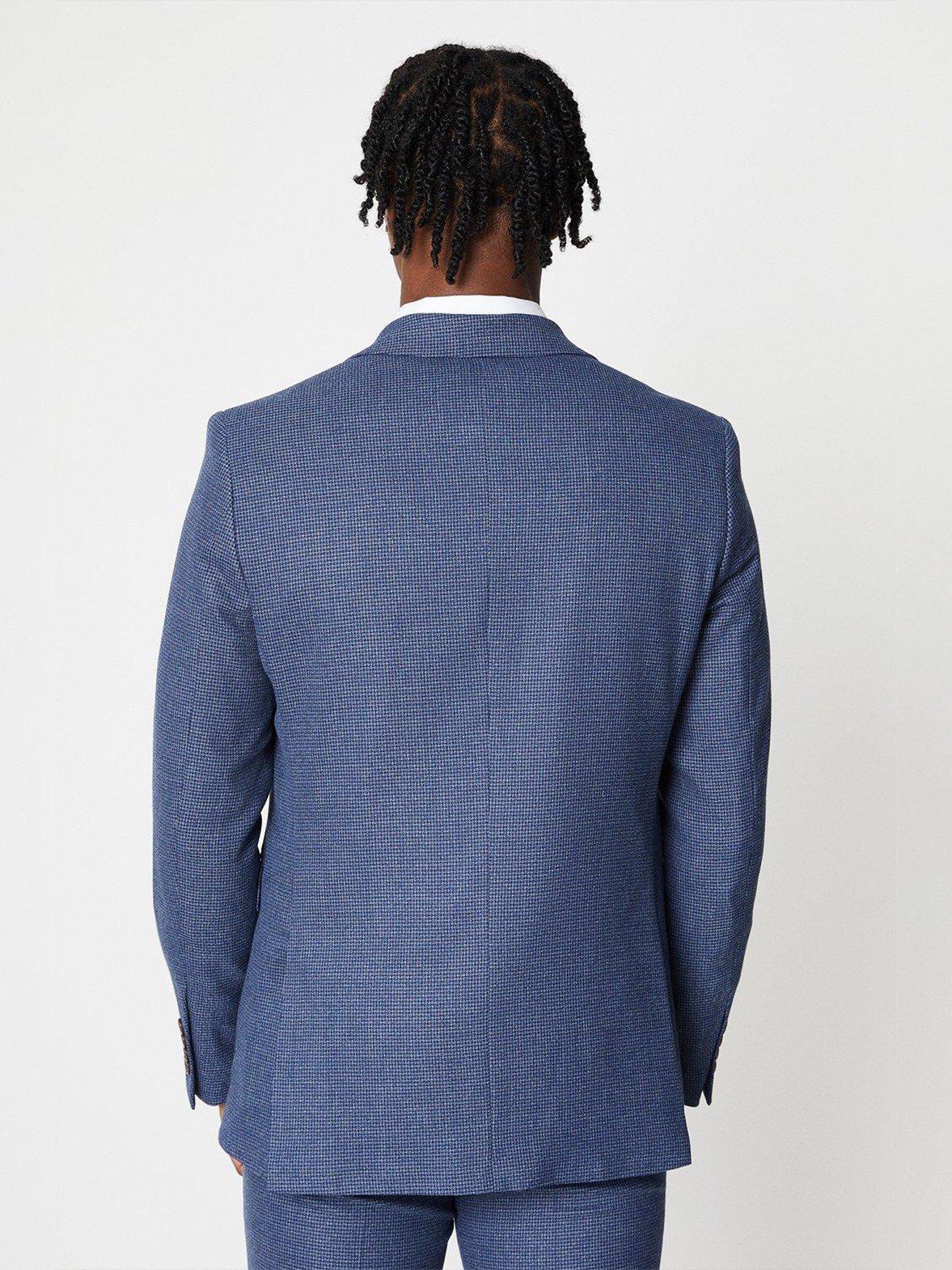 burton-menswear-london-burton-blue-puppytooth-slim-suit-jacketstillFront