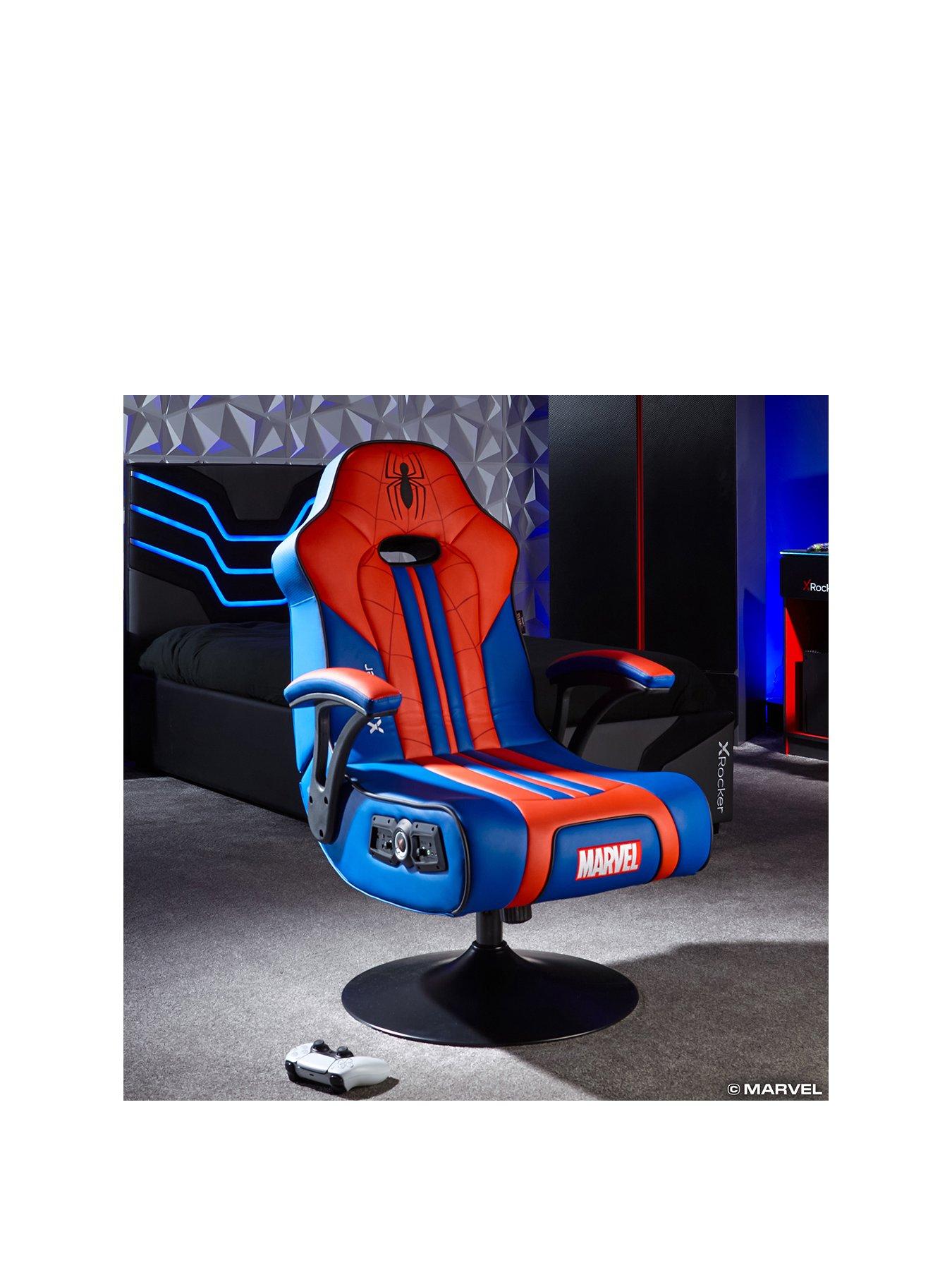 X Rocker Marvel Elite 2.1 Bluetooth Audio Gaming Chair with Vibration -  Spider-Man | Very Ireland