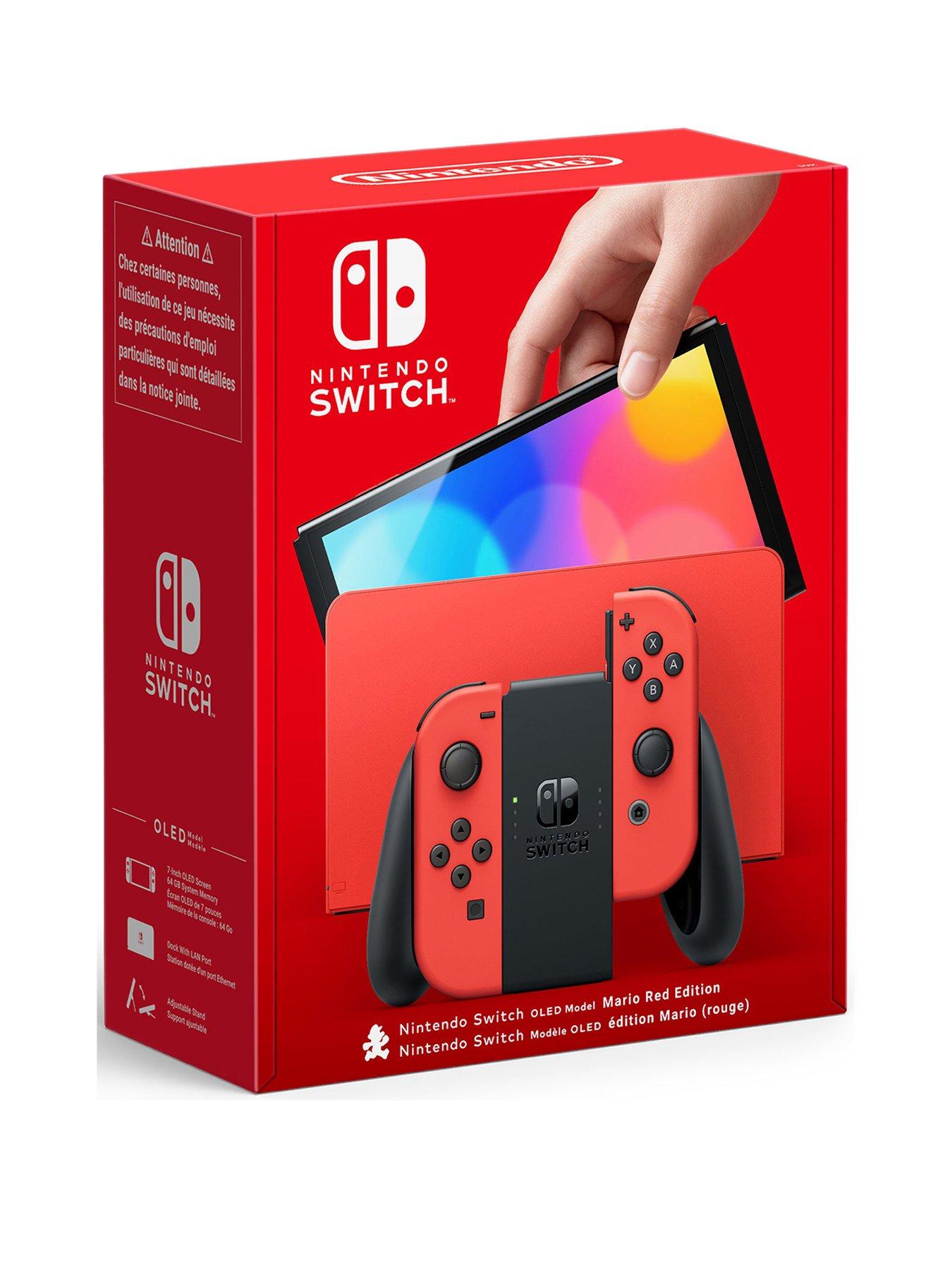 Image 1 of 7 of Nintendo Switch OLED Nintendo Switch OLED Console - Mario Red Edition