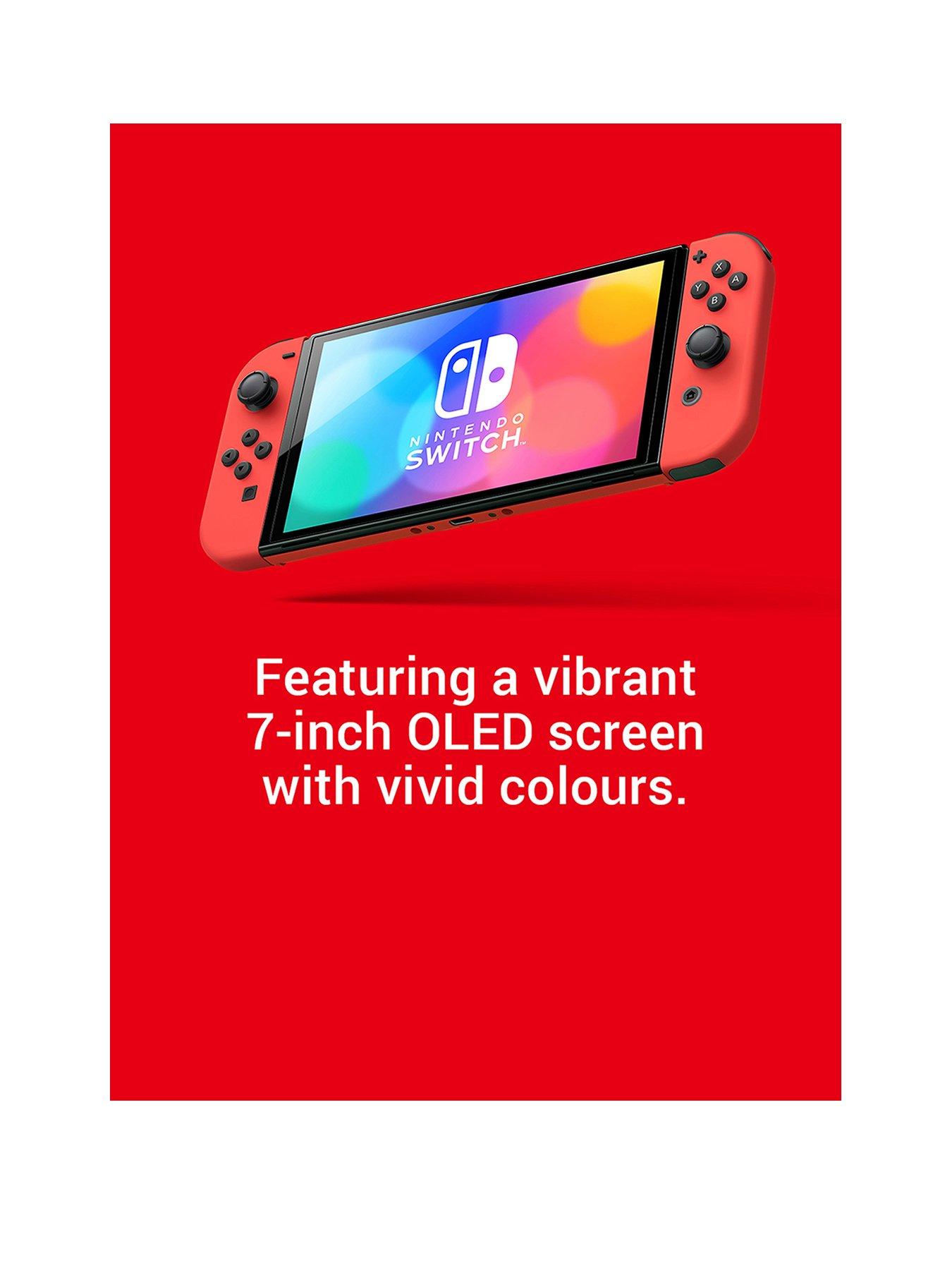 Image 2 of 7 of Nintendo Switch OLED Nintendo Switch OLED Console - Mario Red Edition
