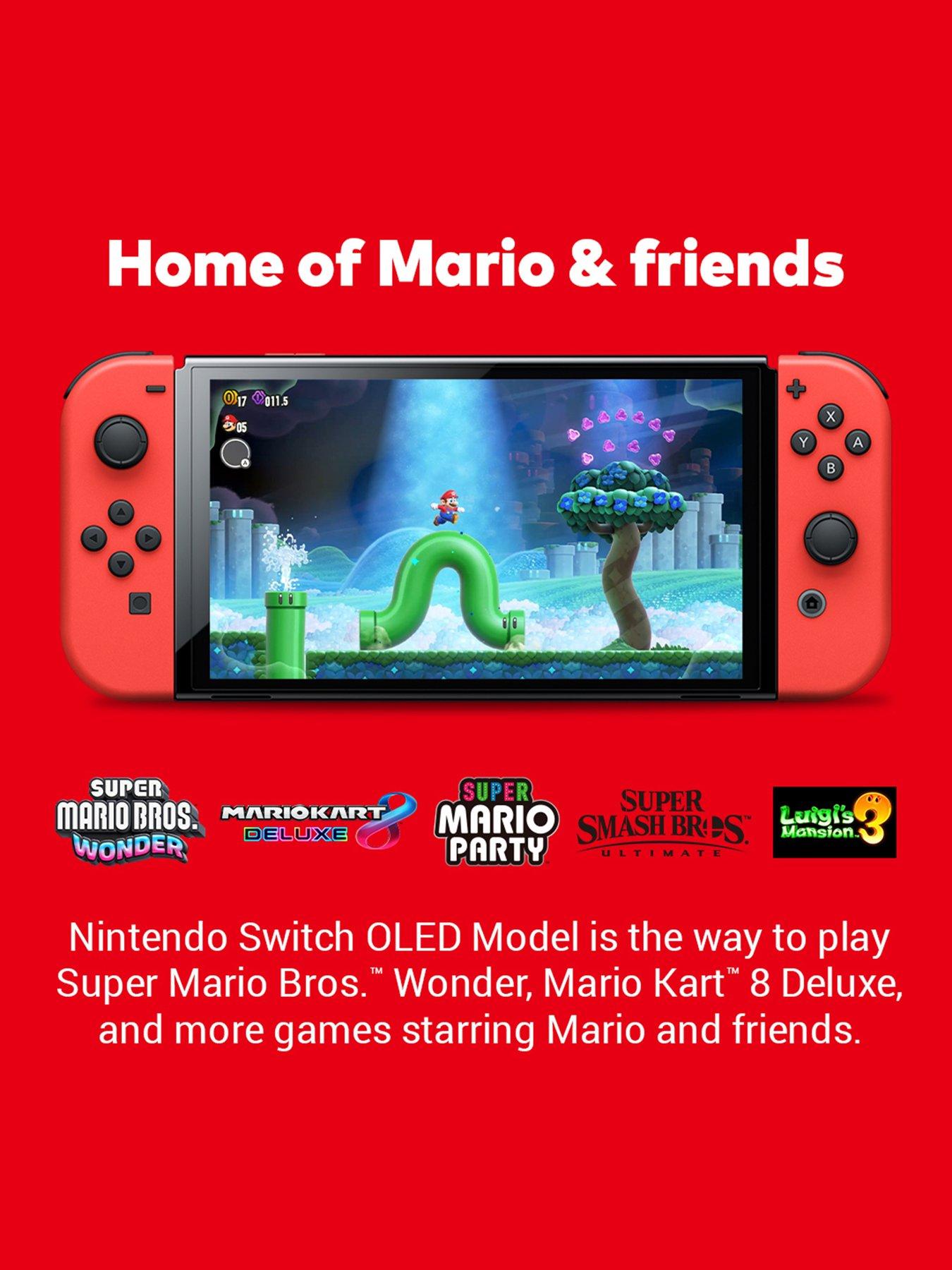 Image 7 of 7 of Nintendo Switch OLED Nintendo Switch OLED Console - Mario Red Edition
