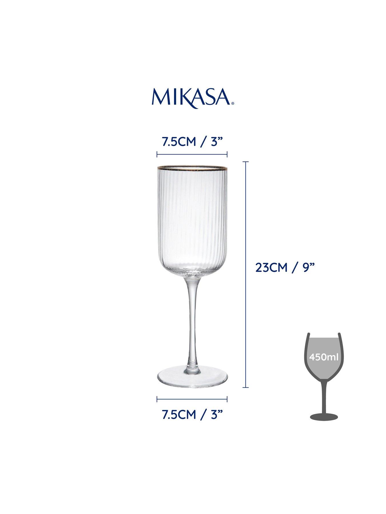 Image 4 of 7 of Mikasa Sorrento Red Wine Glasses &ndash; Set of 4