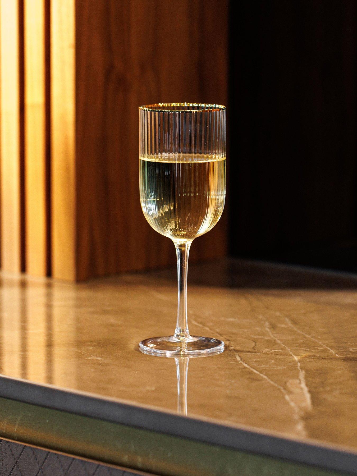 Image 3 of 7 of Mikasa Sorrento White Wine Glasses &ndash; Set of 4