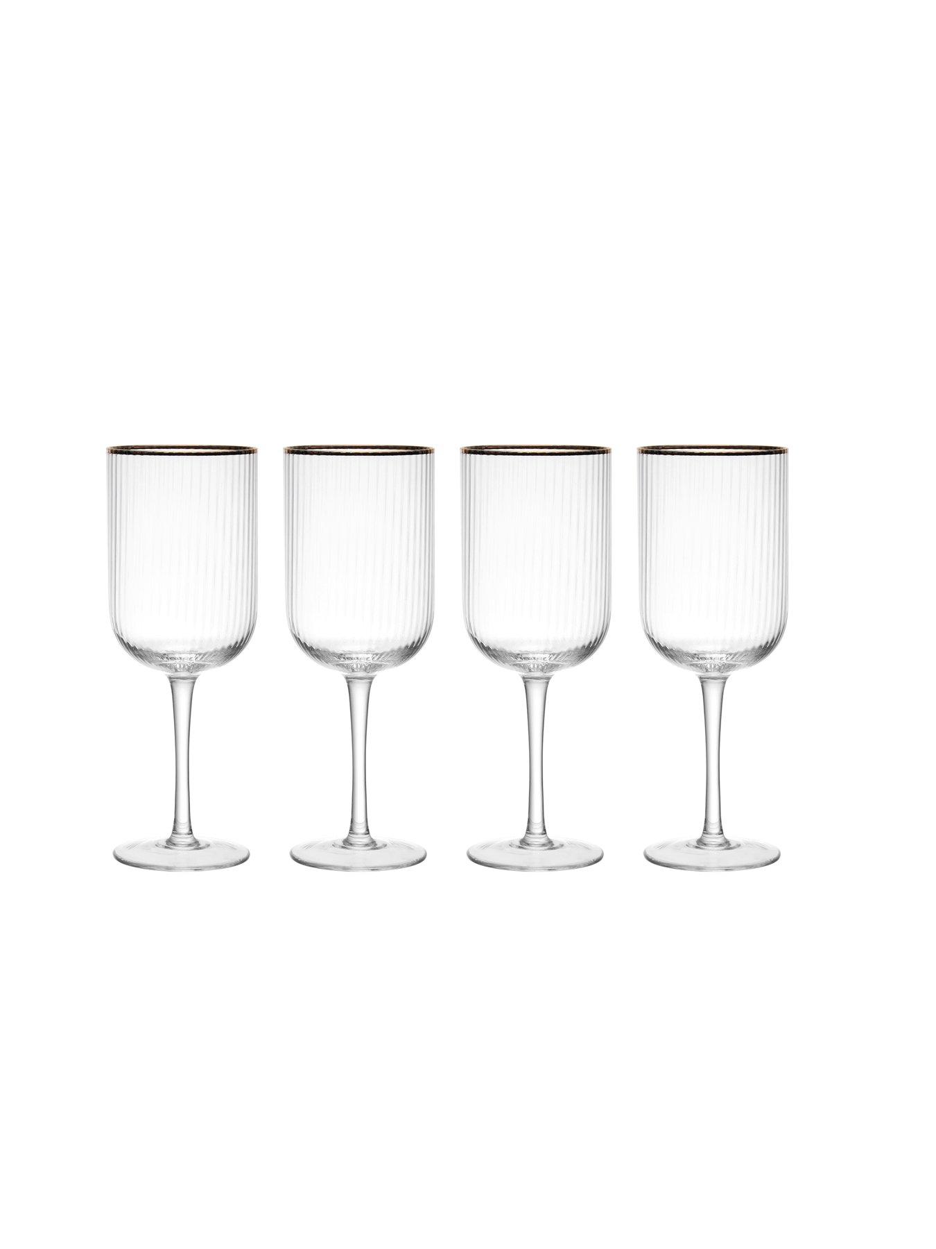 Image 7 of 7 of Mikasa Sorrento White Wine Glasses &ndash; Set of 4