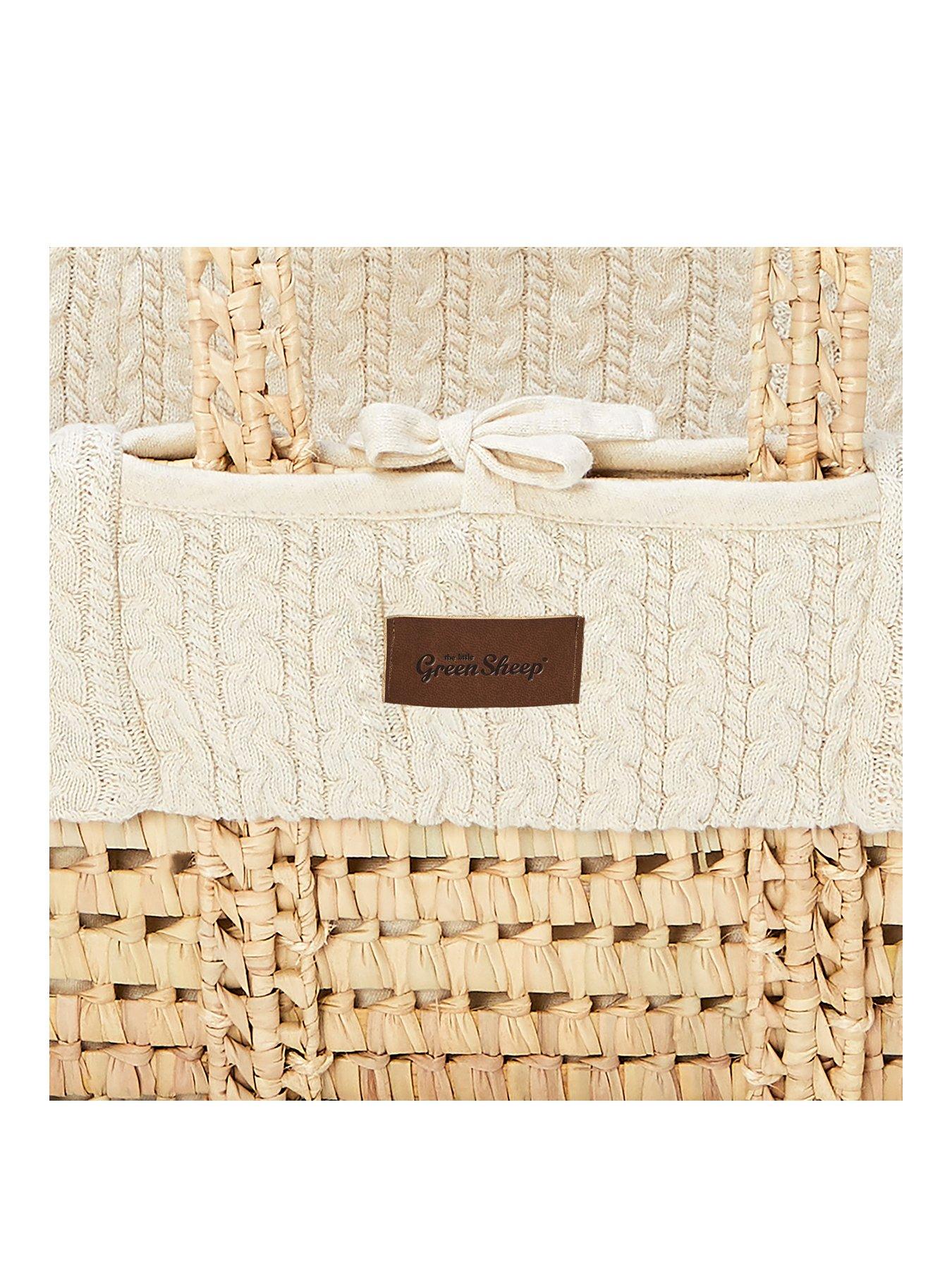 Moses basket clearance linen