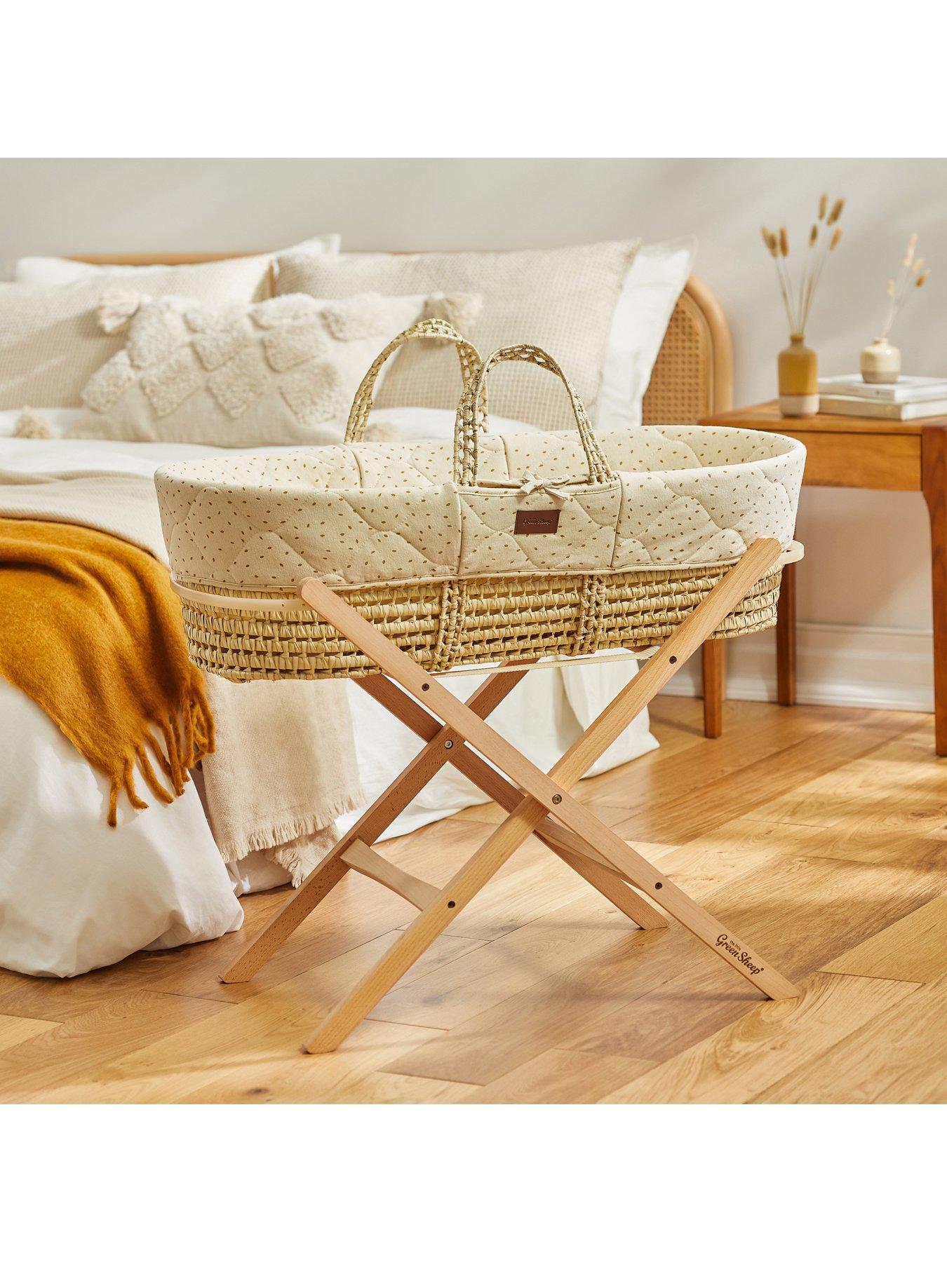 Quilted clearance moses basket