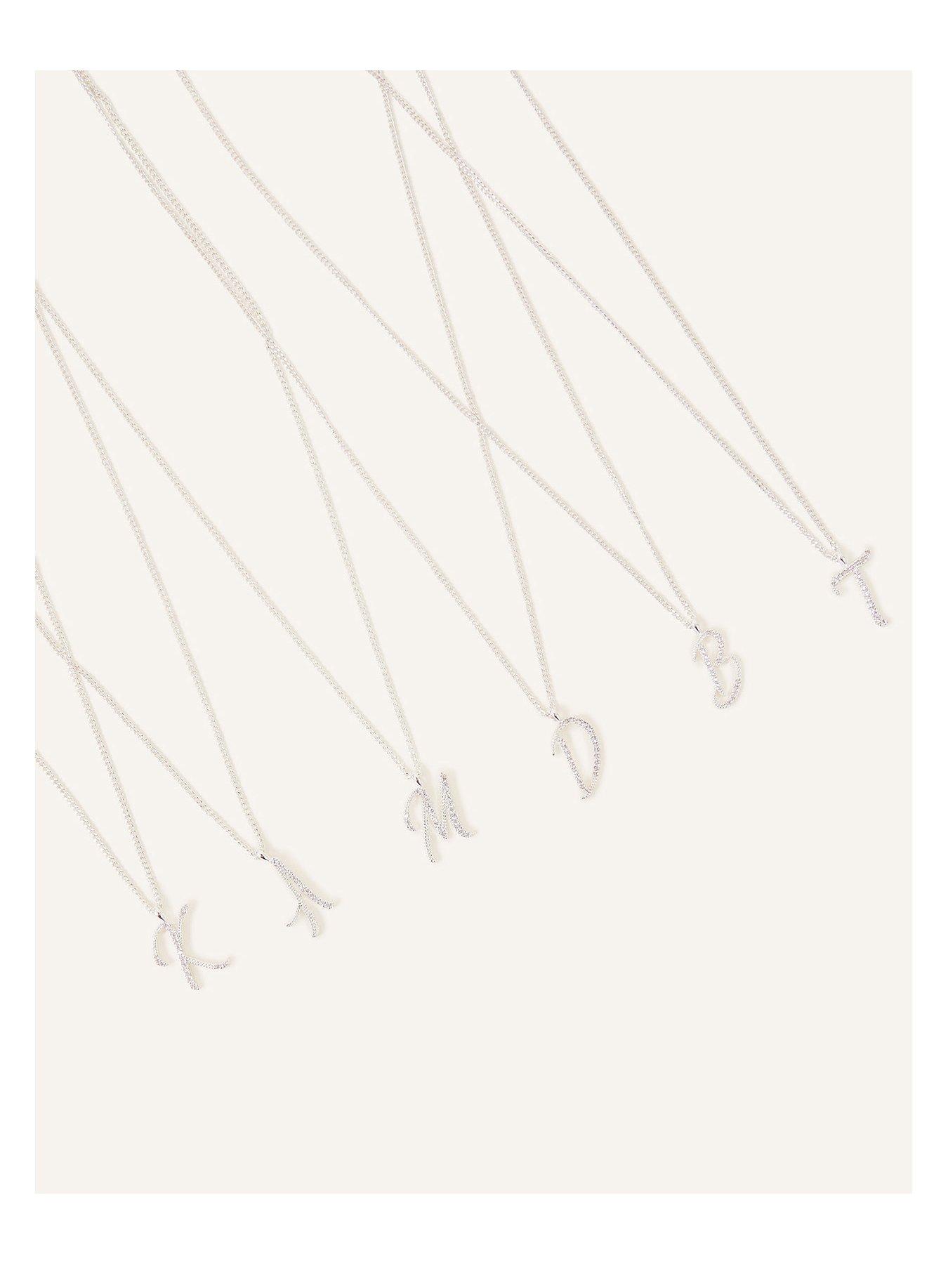accessorize-sterling-silver-plated-initial-pendantoutfit
