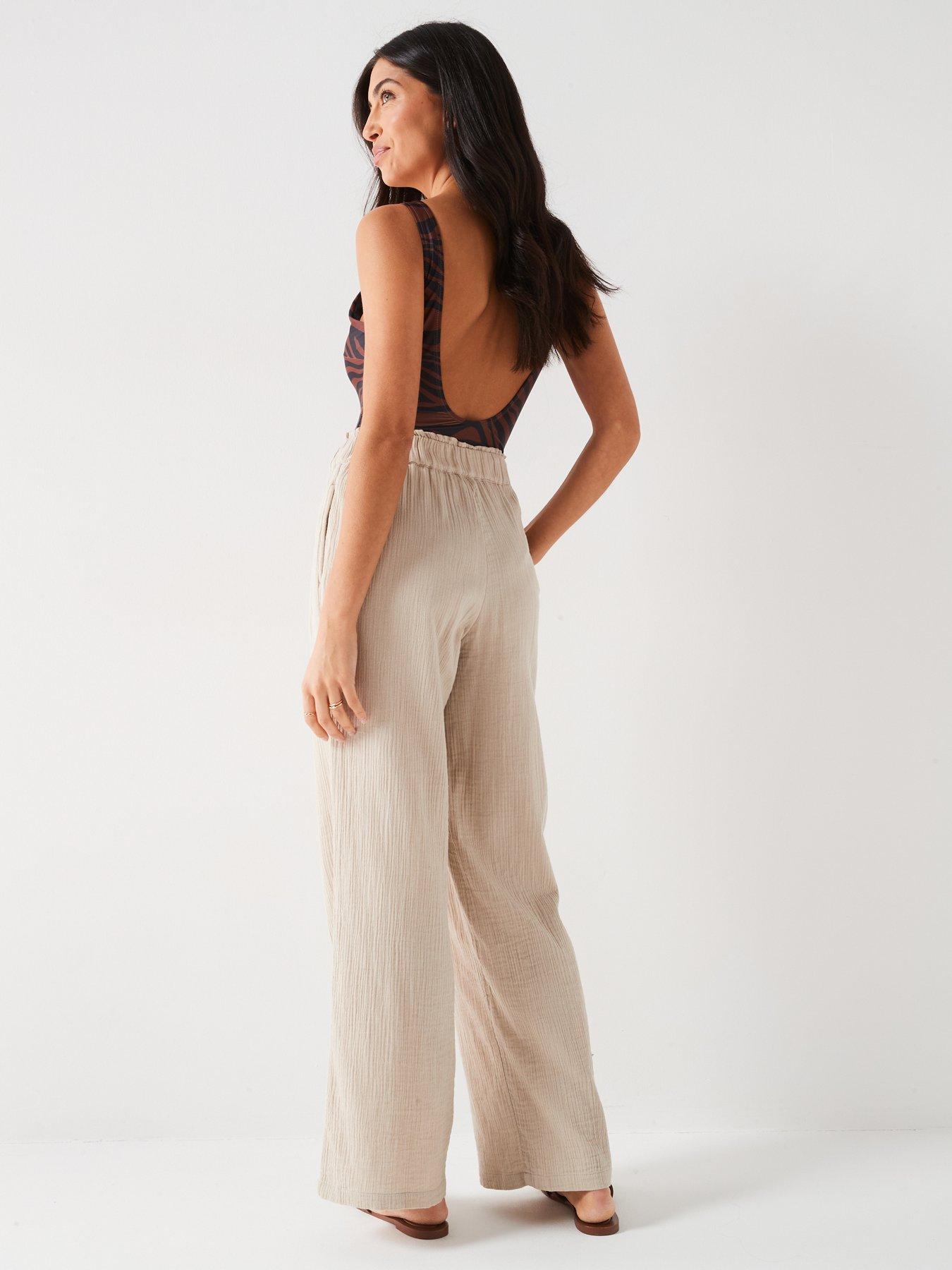 v-by-very-cheesecloth-beach-trouser-beigedetail