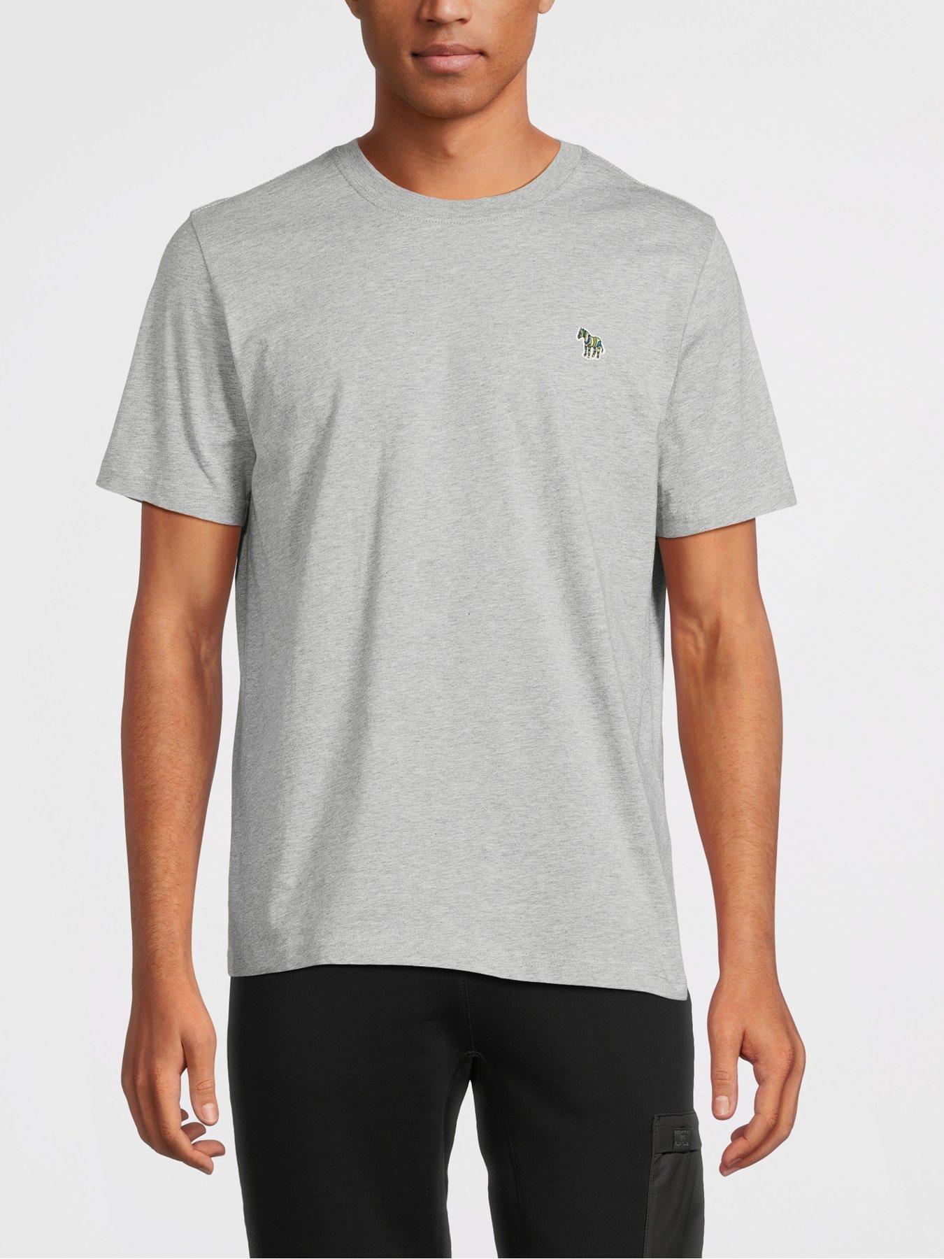 Image 1 of 5 of PS PAUL SMITH Zebra Regular Fit T-shirt - Grey