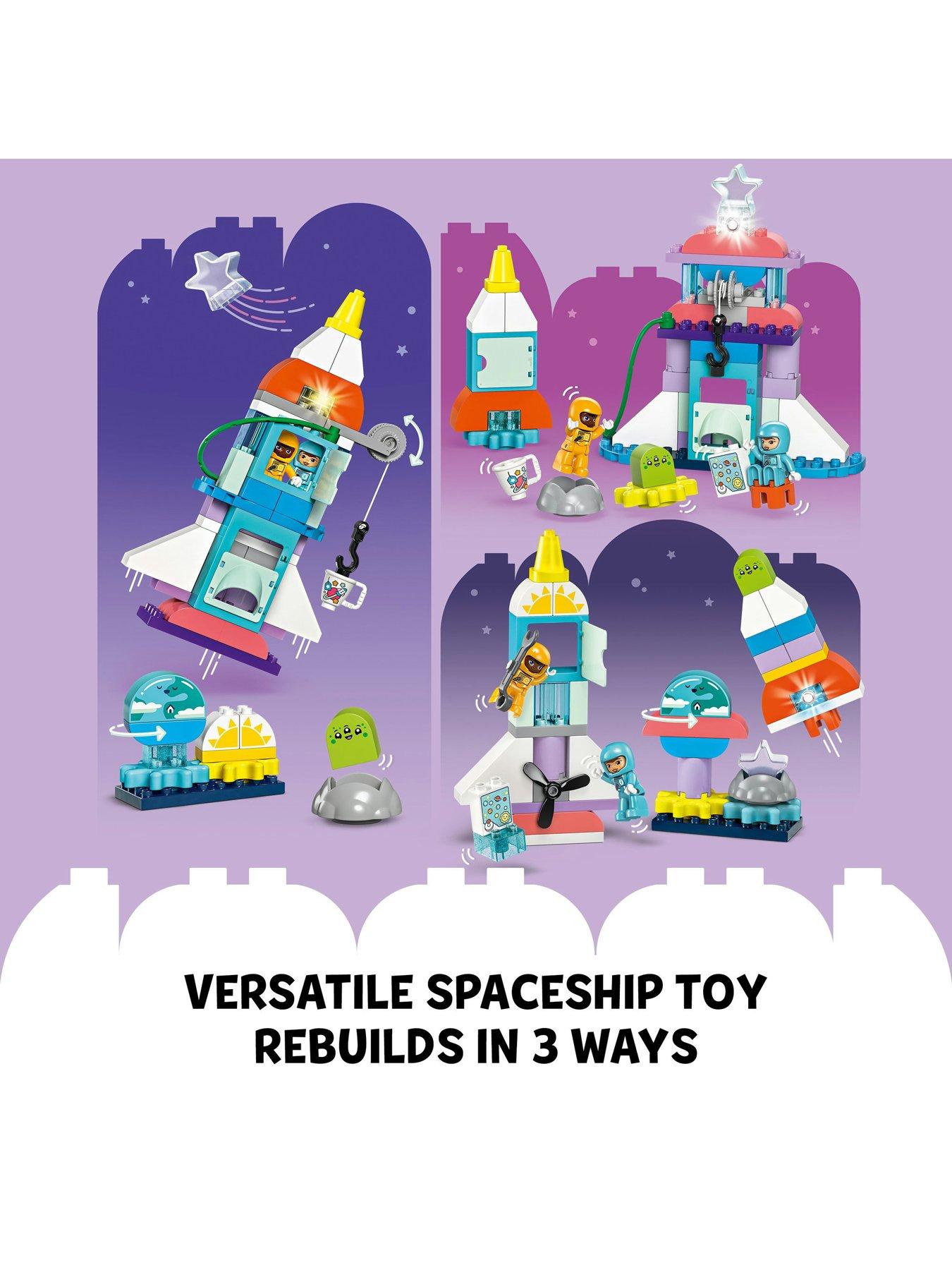 Image 4 of 8 of LEGO Duplo 3in1 Space Shuttle Adventure Toy 10422