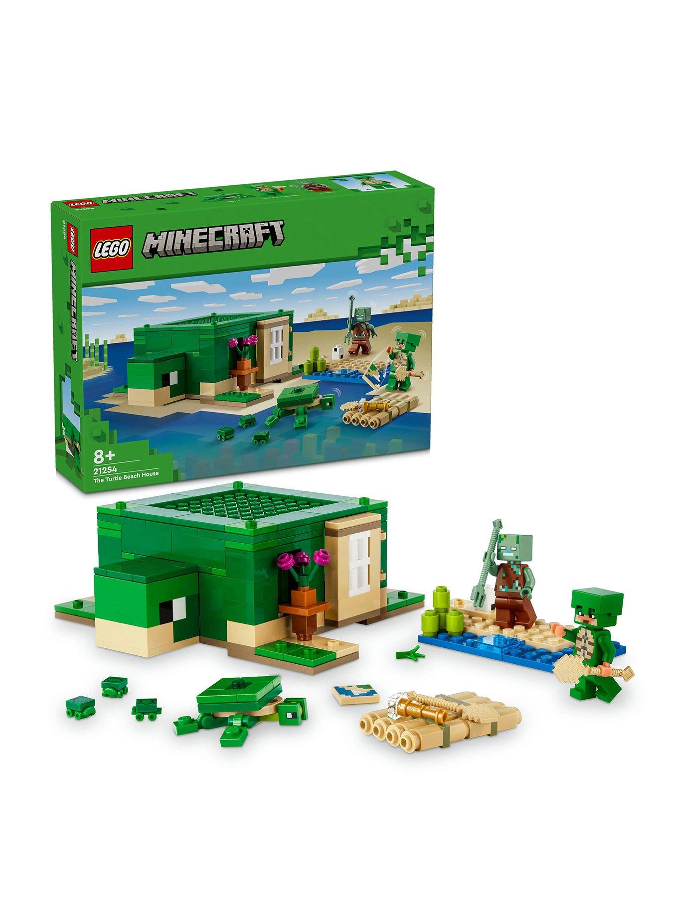 lego-minecraft-the-turtle-beach-house-model-21254front