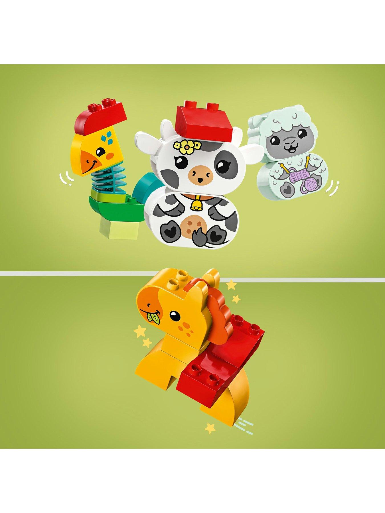 Image 3 of 7 of LEGO Duplo My First Animal Train Nature Toy 10412